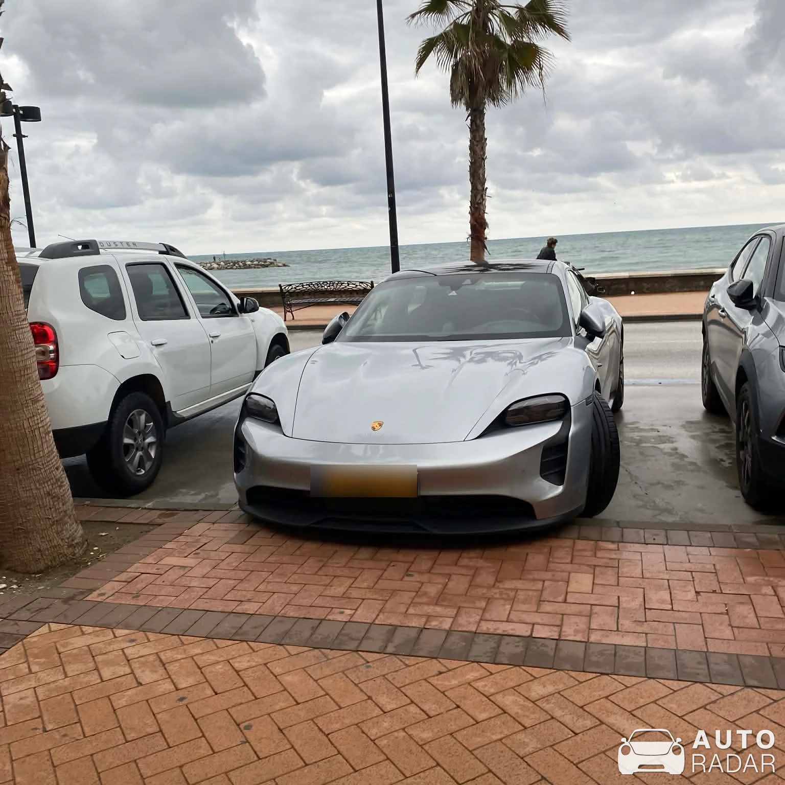 Porsche Taycan 4S spotted in Fuengirola, Spain