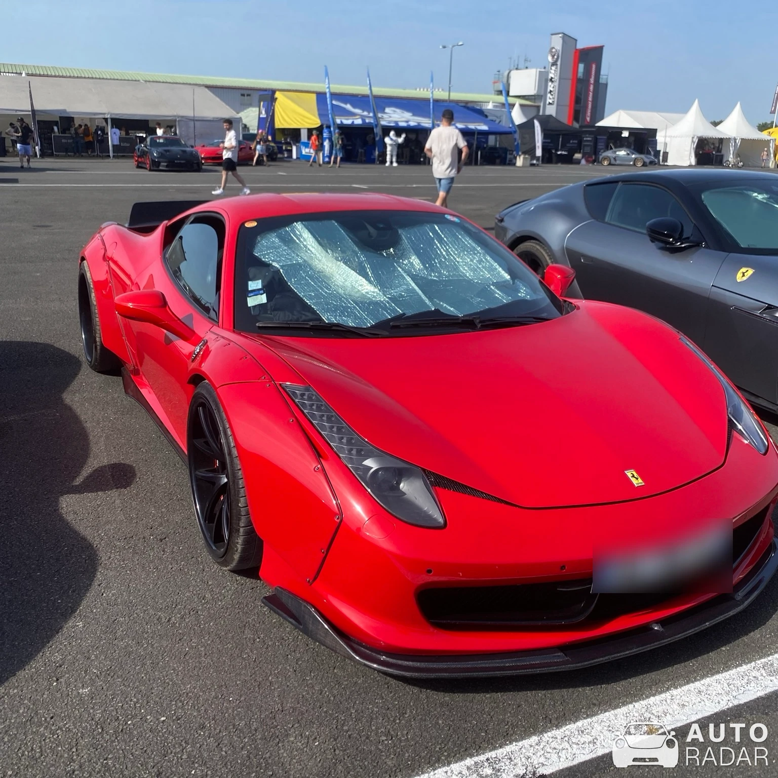 Ferrari 458 Italia Liberty Walk Widebody spotted in Le Vigeant
