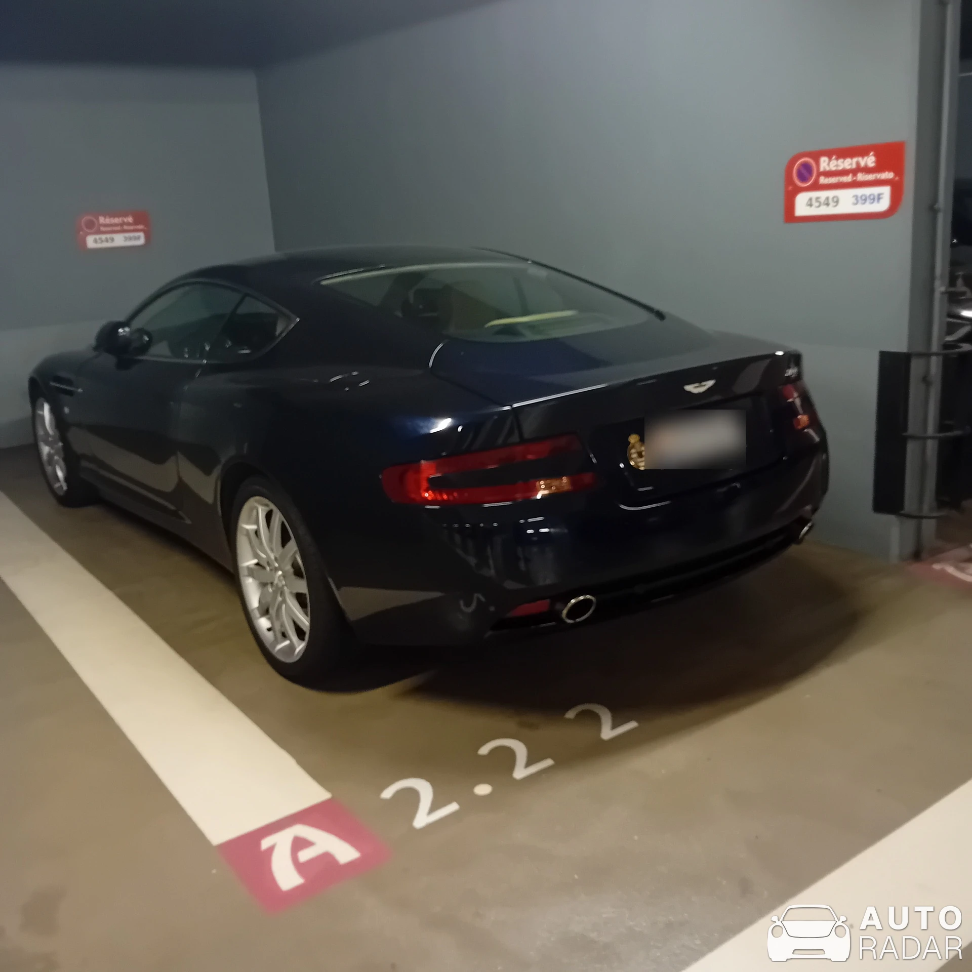 Aston Martin DB9 spotted in , Monaco