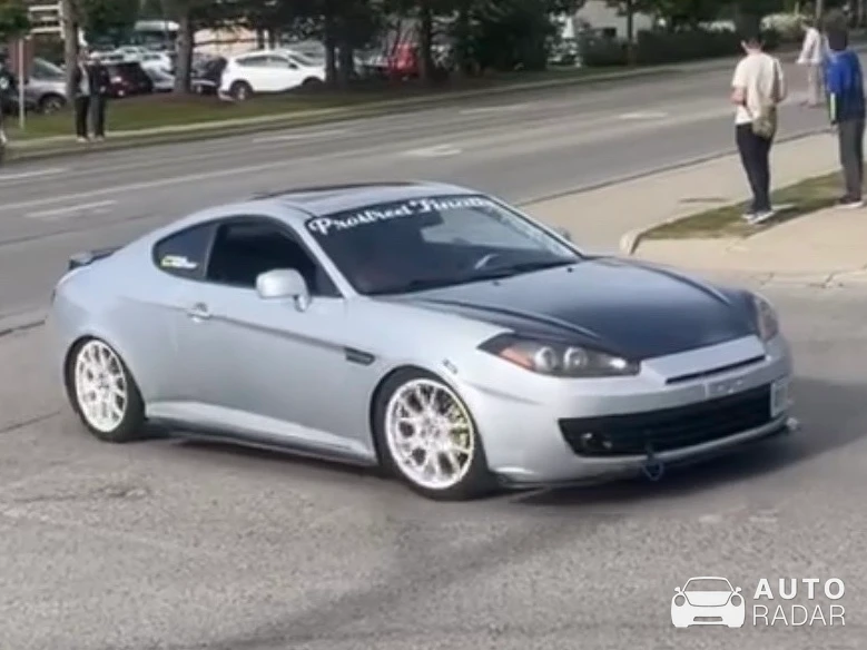 Hyundai Tiburon spotted in London