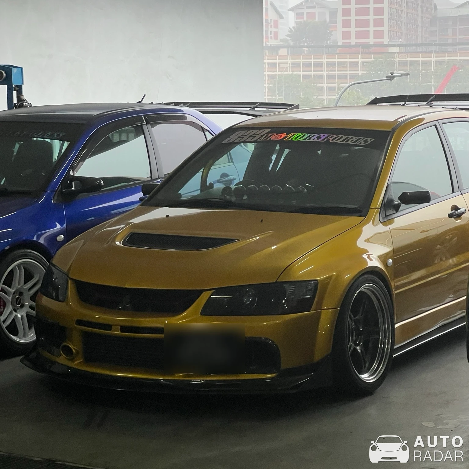 Mitsubishi Lancer Evolution IX RS spotted in Singapore