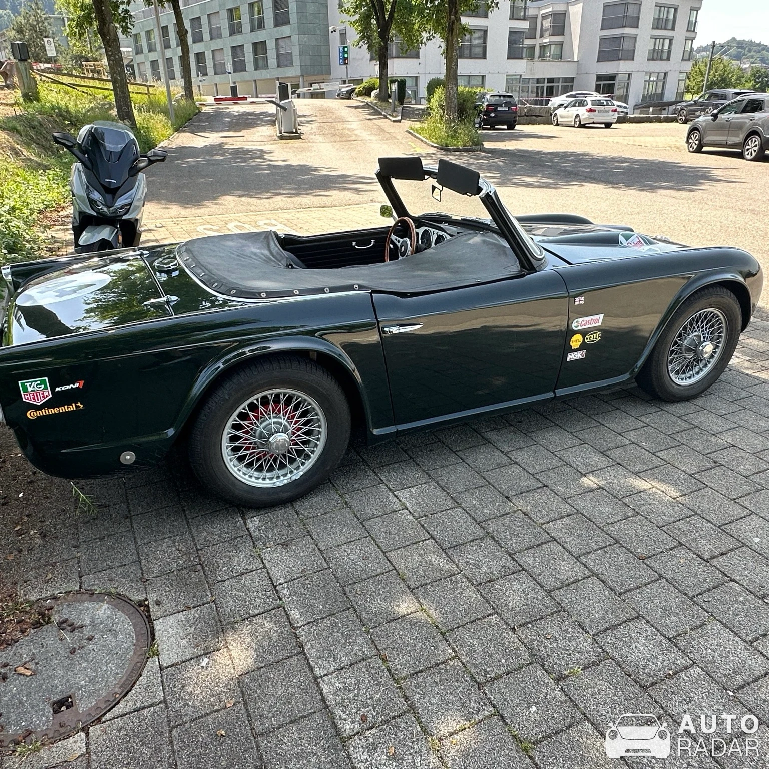 Triumph TR4 spotted in Freienbach