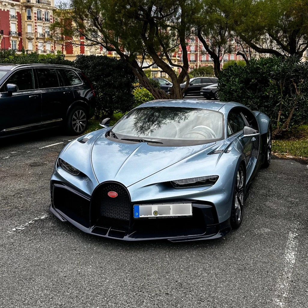 Bugatti Chiron Profilée spotted in Biarritz