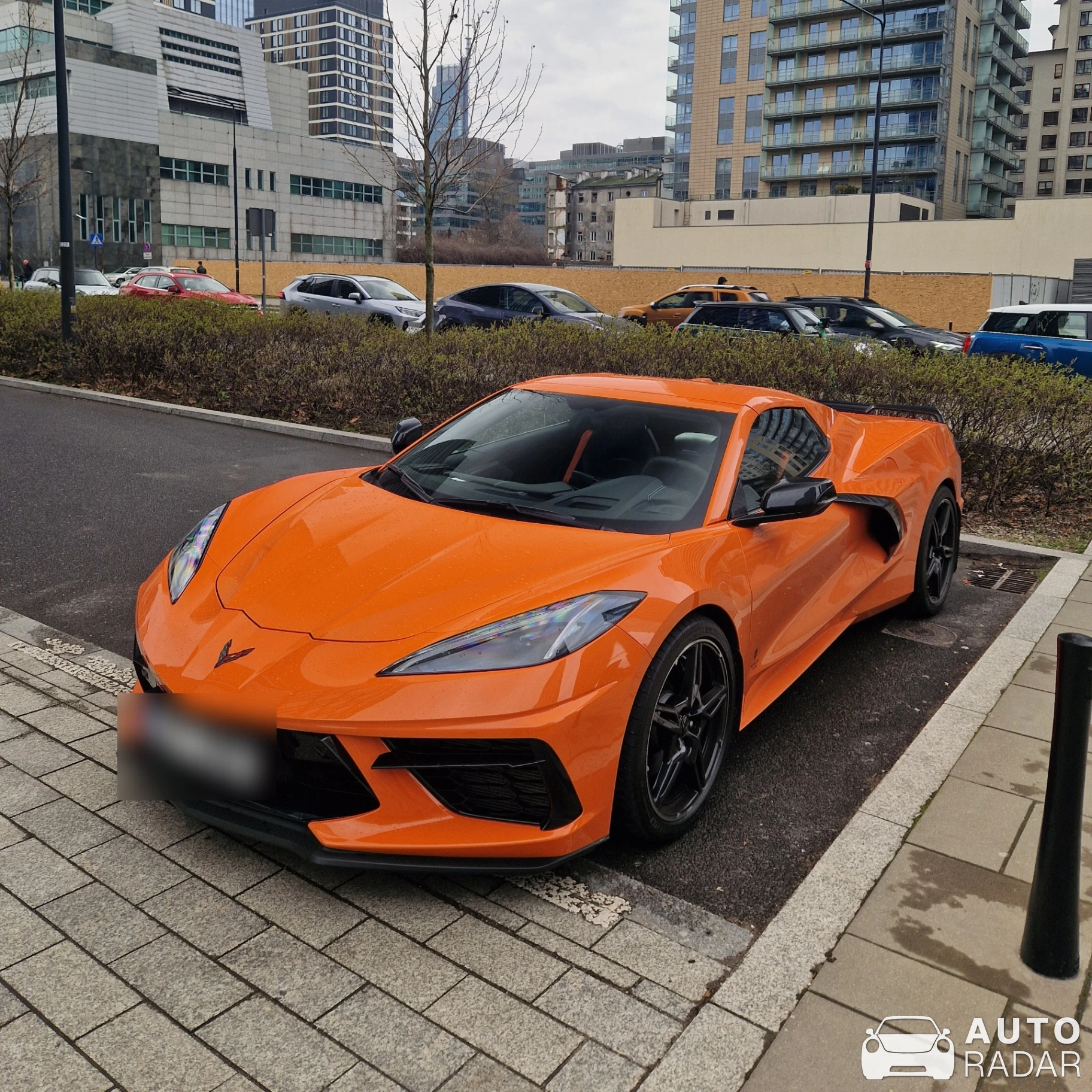 Chevrolet Corvette C8 spotted in Warszawa, Poland