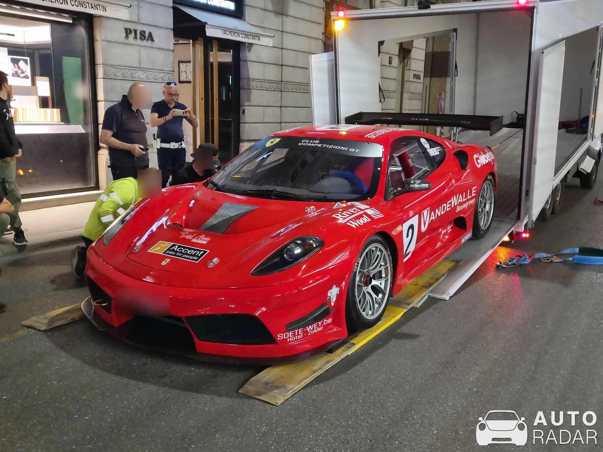 Ferrari F430 GT3 spotted in Milano