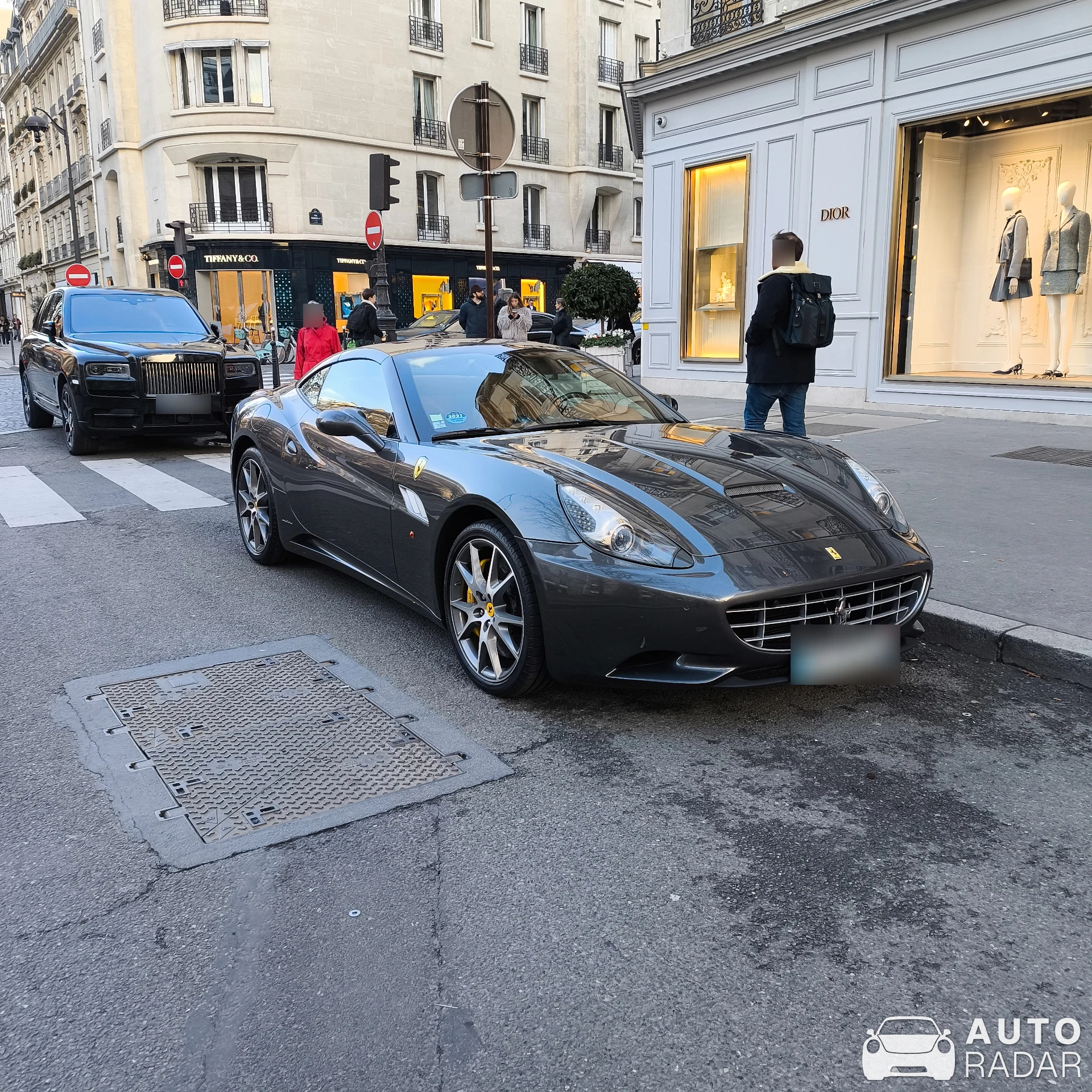 Ferrari California spotted in Paris, France