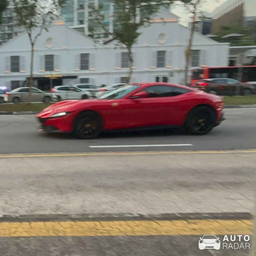 Ferrari Roma Novitec Rosso spotted in Singapore