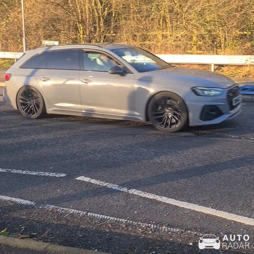 Audi RS4 Avant B9 spotted in Alderley Edge, United Kingdom