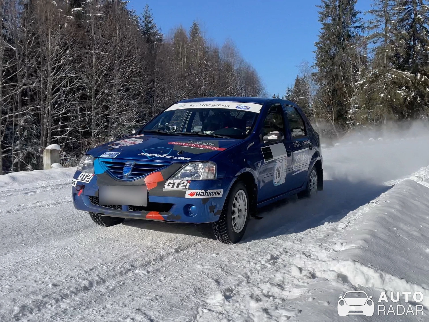 Dacia Logan Rally spotted in Comandau, România