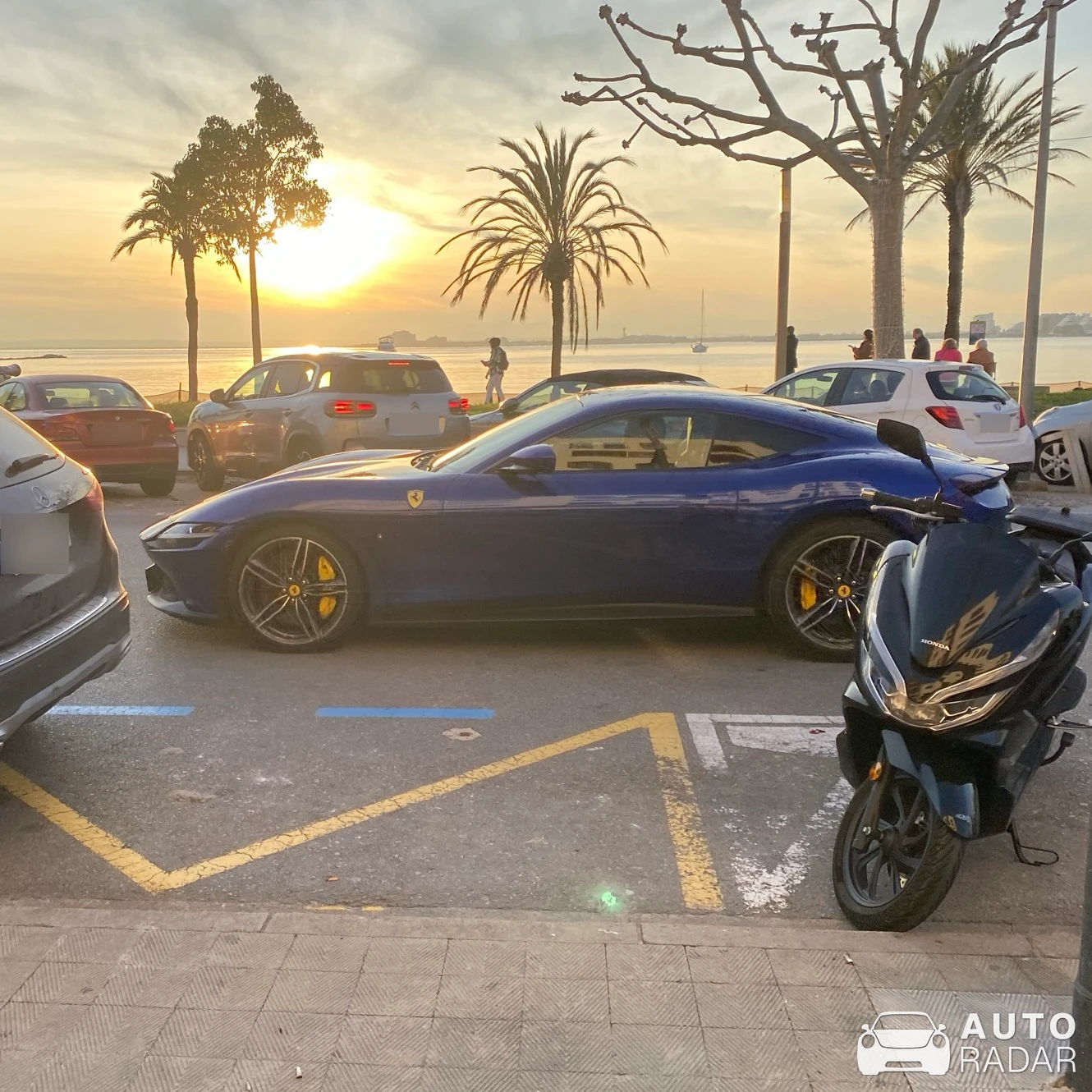 Ferrari Roma spotted in Roses, España
