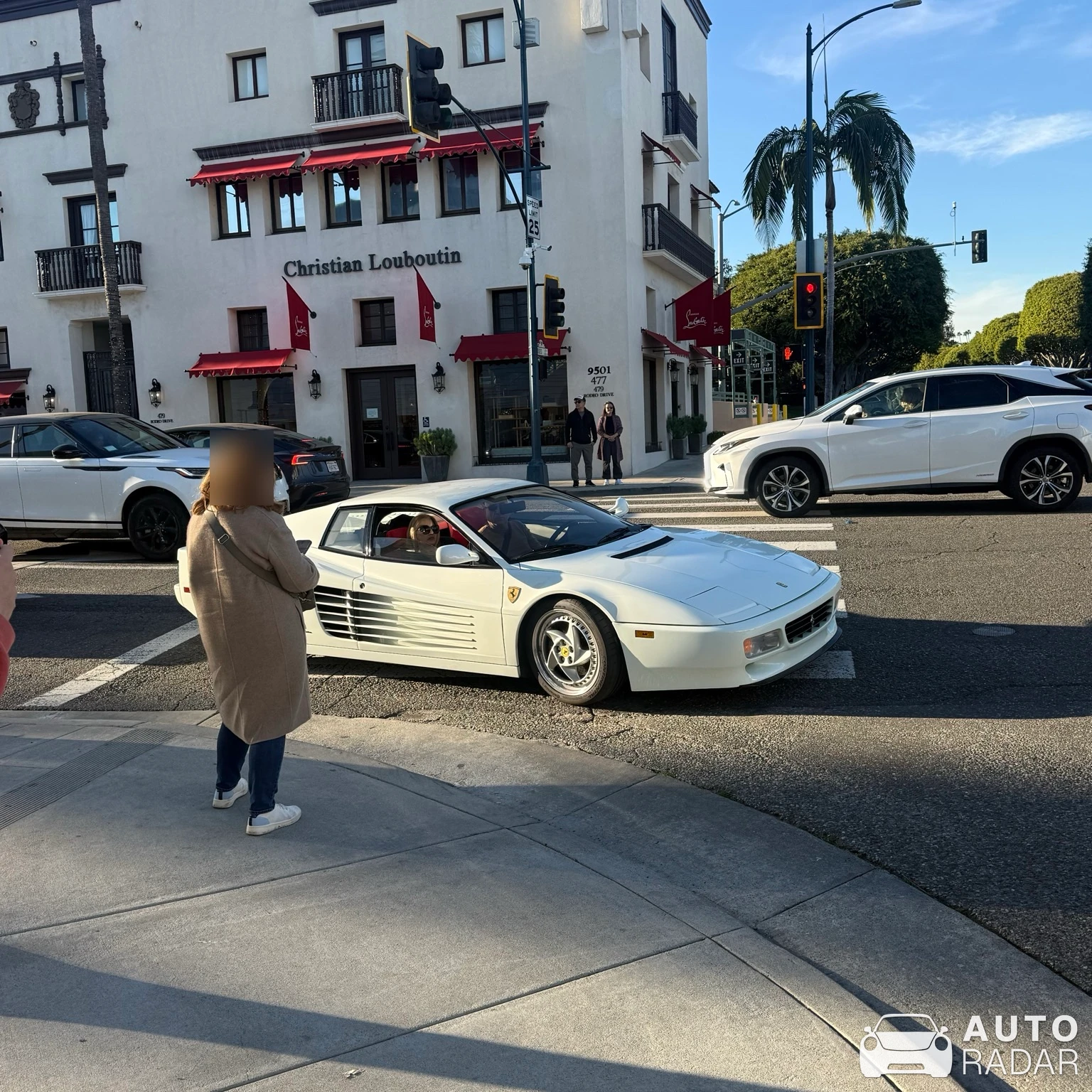Ferrari 512 TR spotted in Beverly Hills, United States