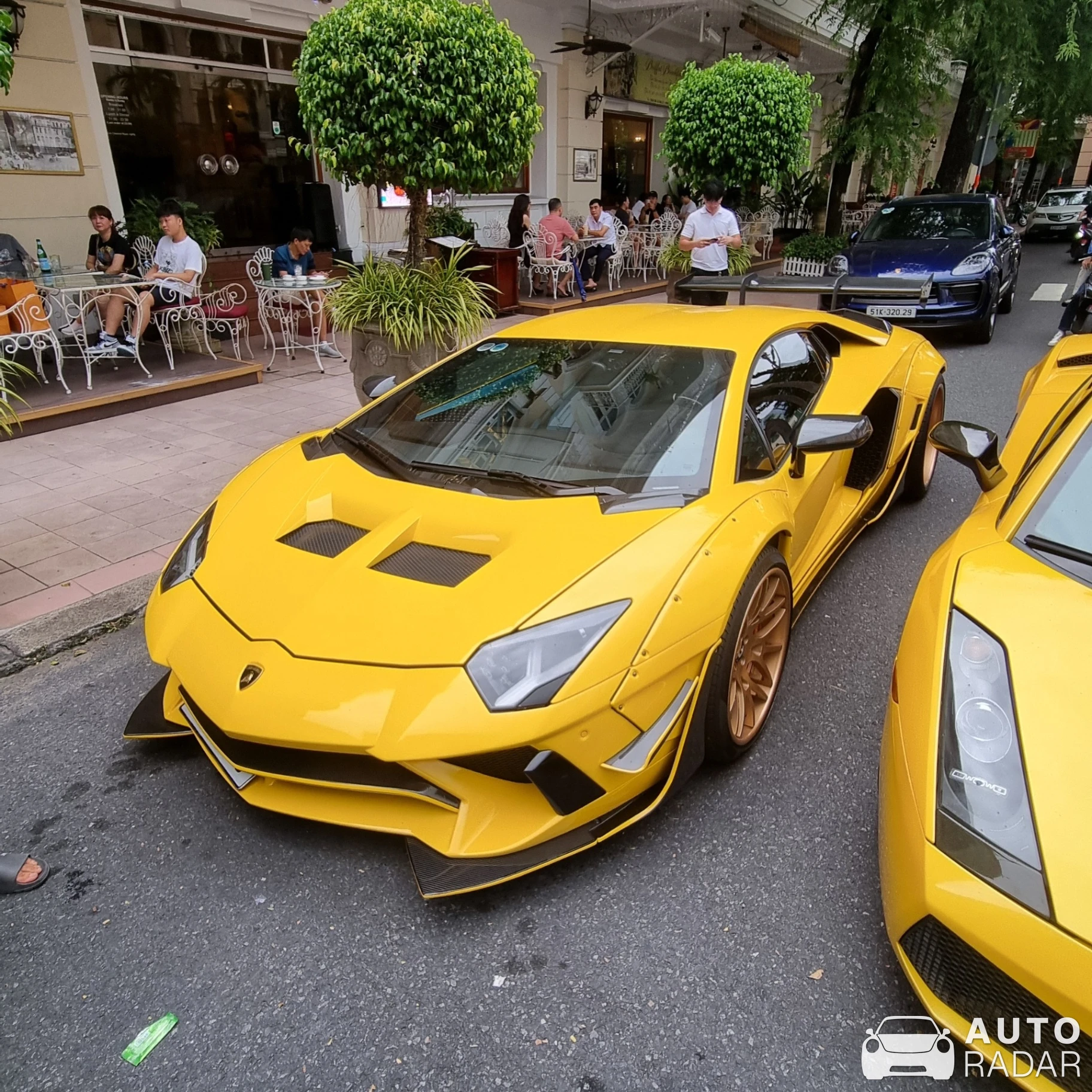 Lamborghini Aventador S LP740-4 Roadster Liberty Walk LB Performance Wide Body spotted