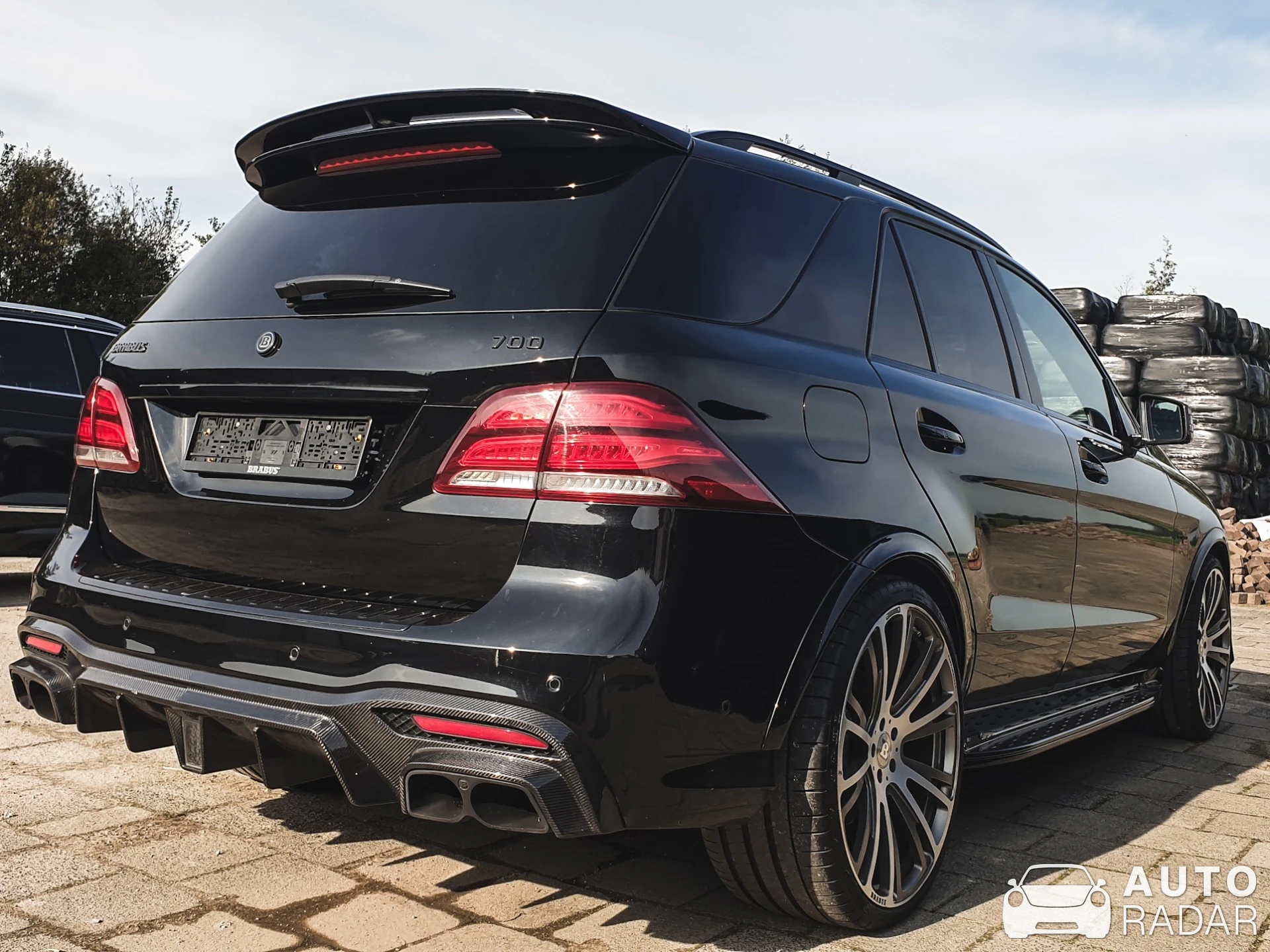 Mercedes-Benz ML 63 AMG W166 Brabus spotted in Lopik