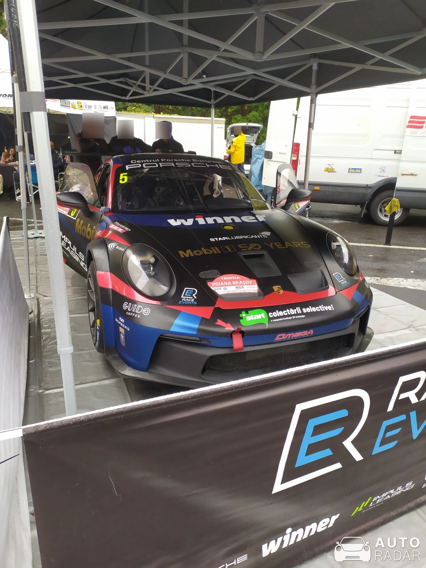 Porsche 992 GT3 Cup spotted in Brașov, Romania