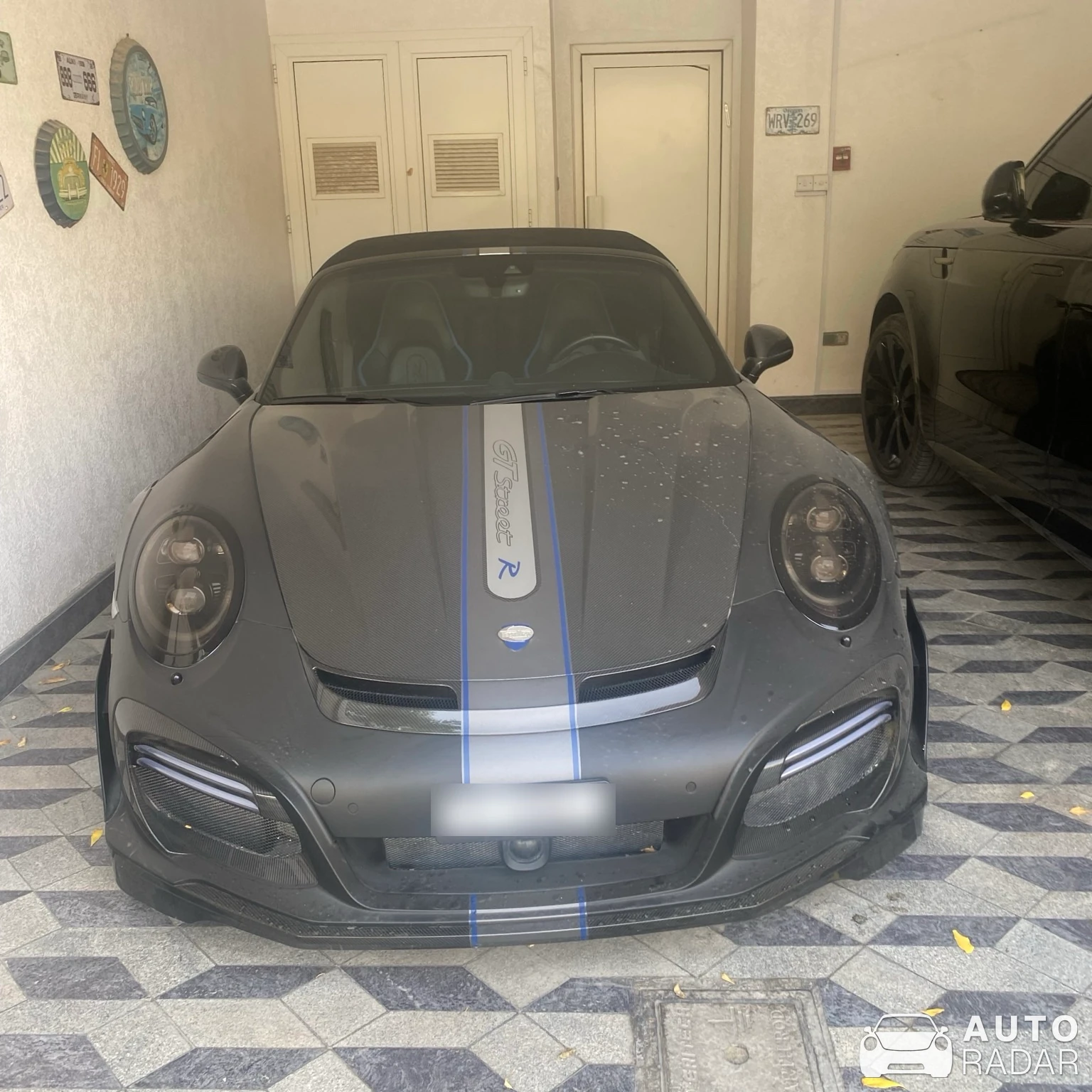 Porsche TechArt 992 GTstreet R Monochrome spotted in Dubai
