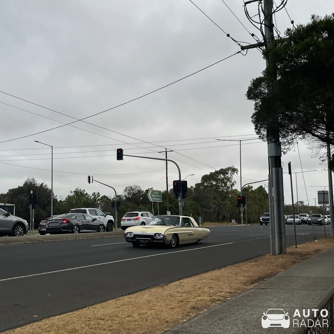 Ford Thunderbird spotted in Leopold, Australia