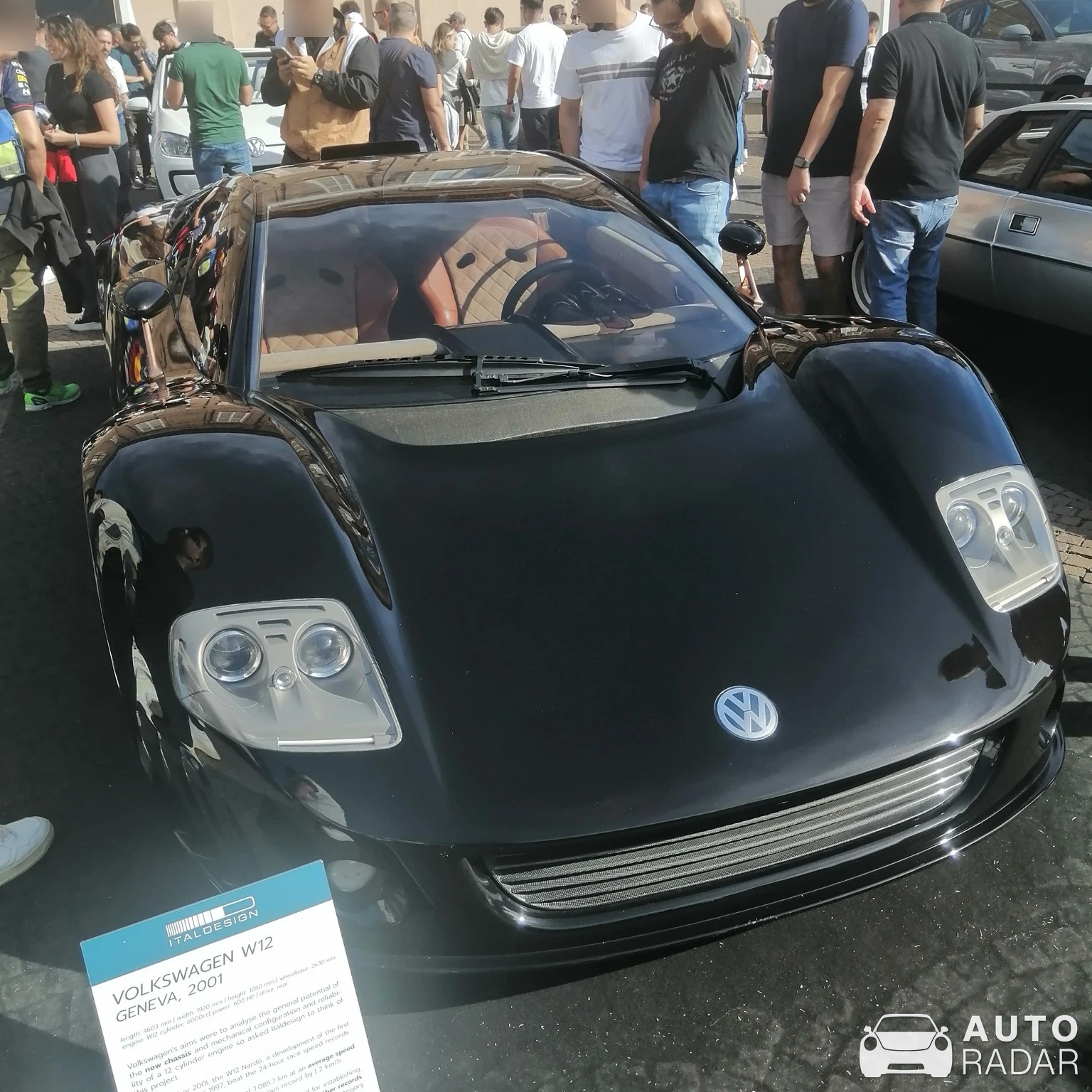 Volkswagen W12 spotted in Torino