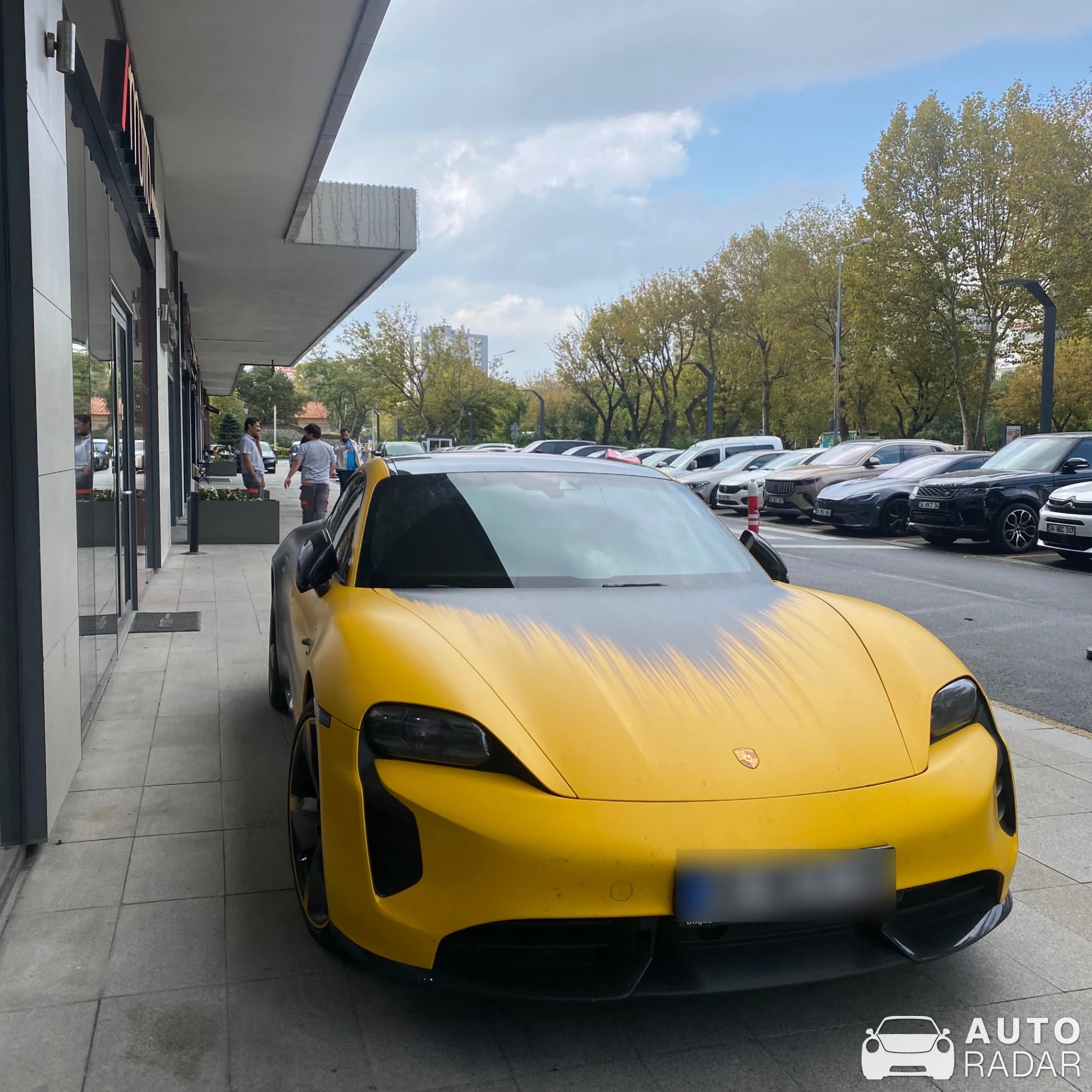 Porsche Taycan Turbo S spotted in Bakırköy, Türkiye