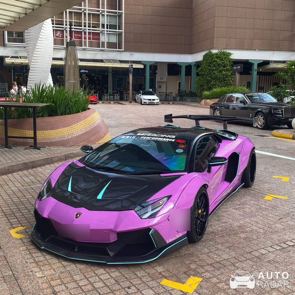 Lamborghini Aventador LP700-4 Liberty Walk LB Performance spotted in Singapore