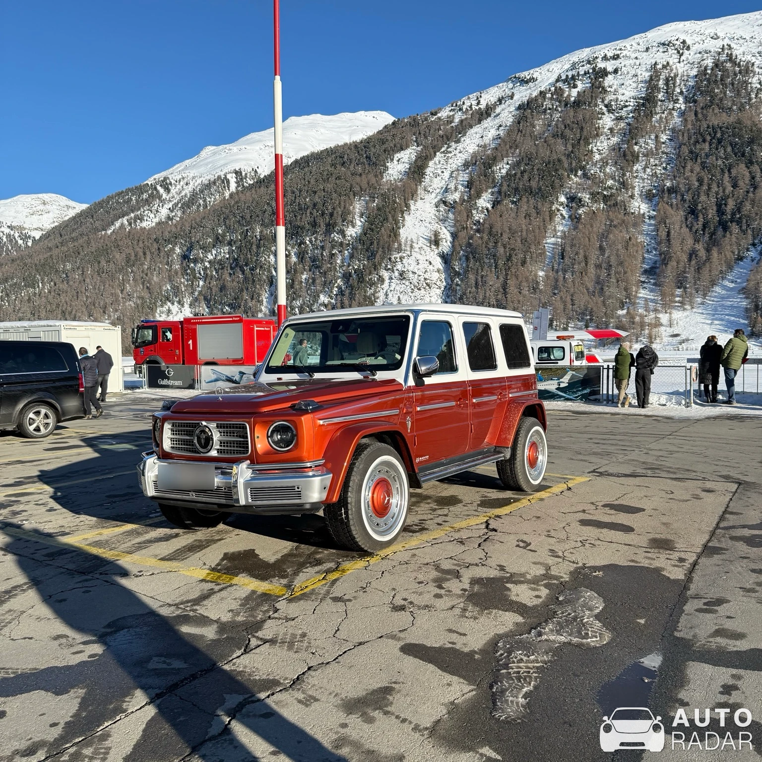 Mercedes-AMG G 63 Carlex Vintage spotted in Samedan