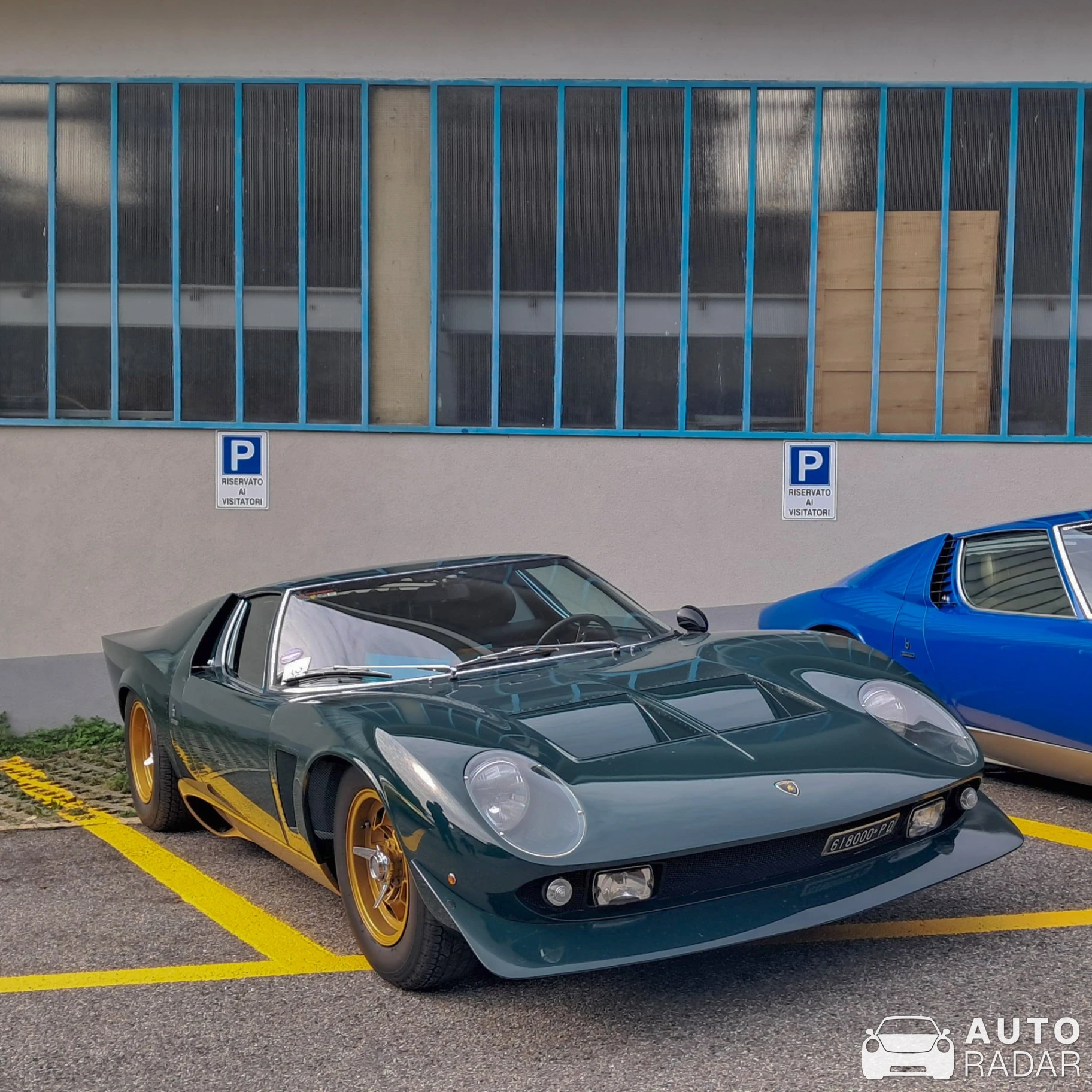 Lamborghini Miura P400 S 'Millechiodi' spotted in Predore, Italy