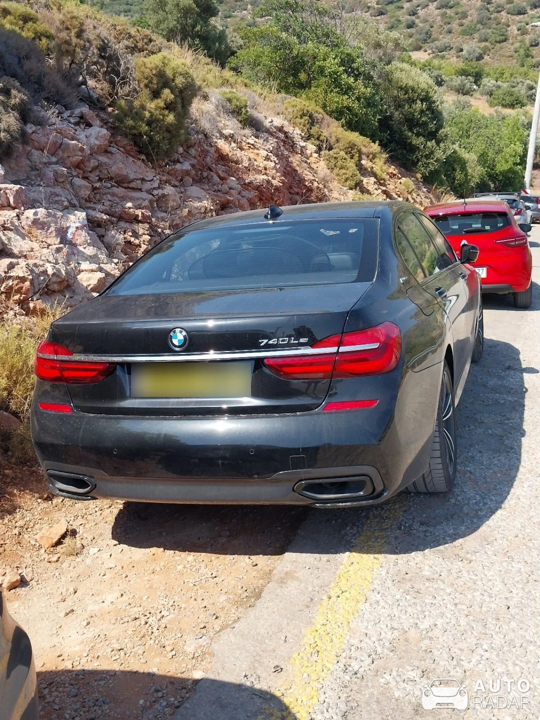 BMW 740 Le spotted in Datça