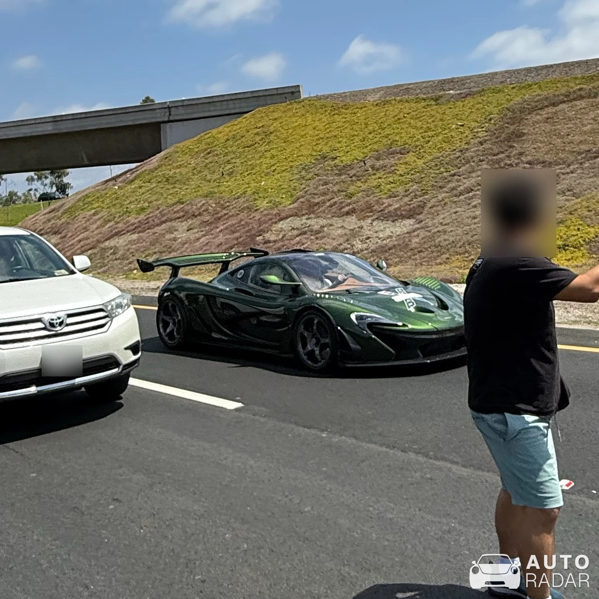 McLaren P1 HDK spotted in Costa Mesa