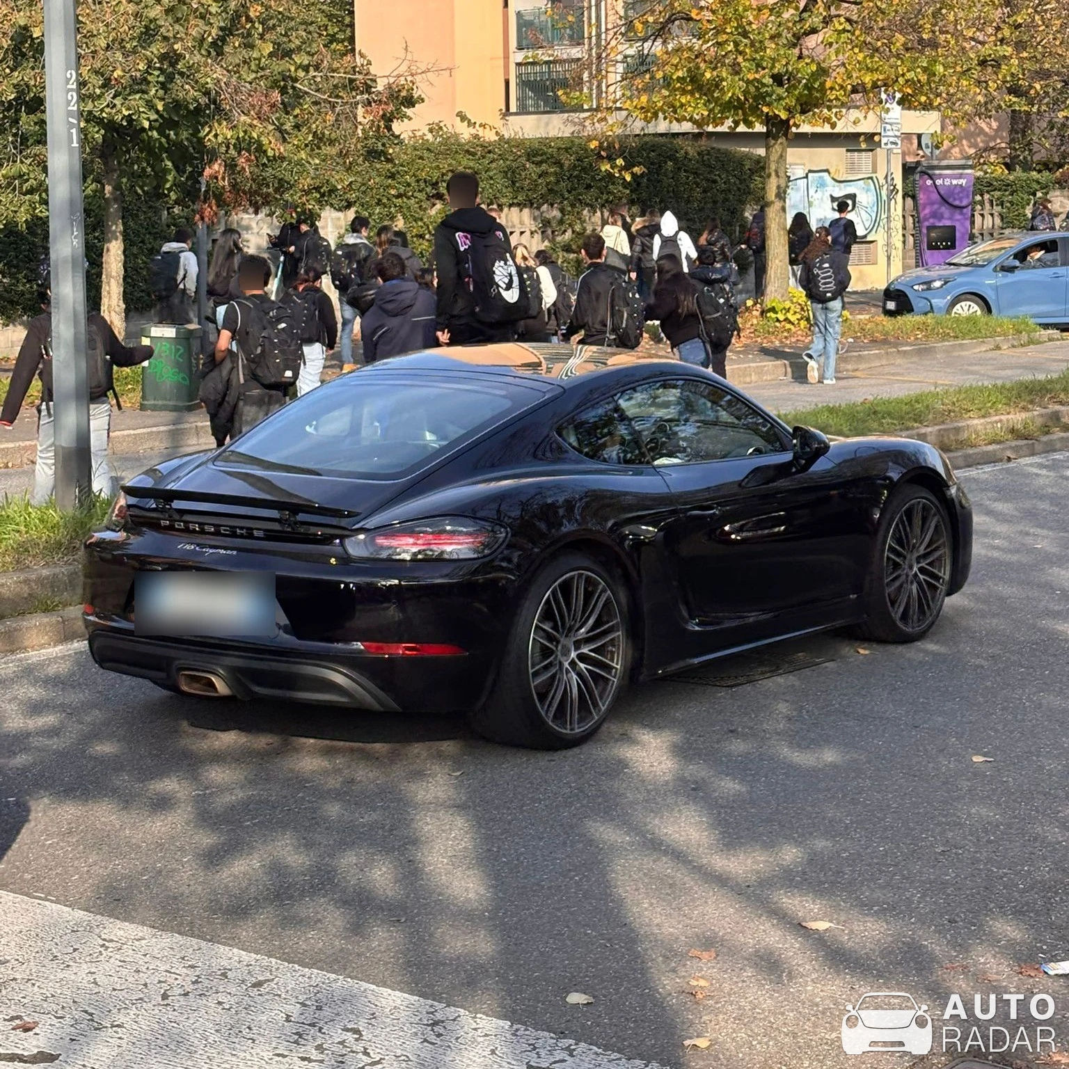 Porsche 718 Cayman spotted in Milano, Italy