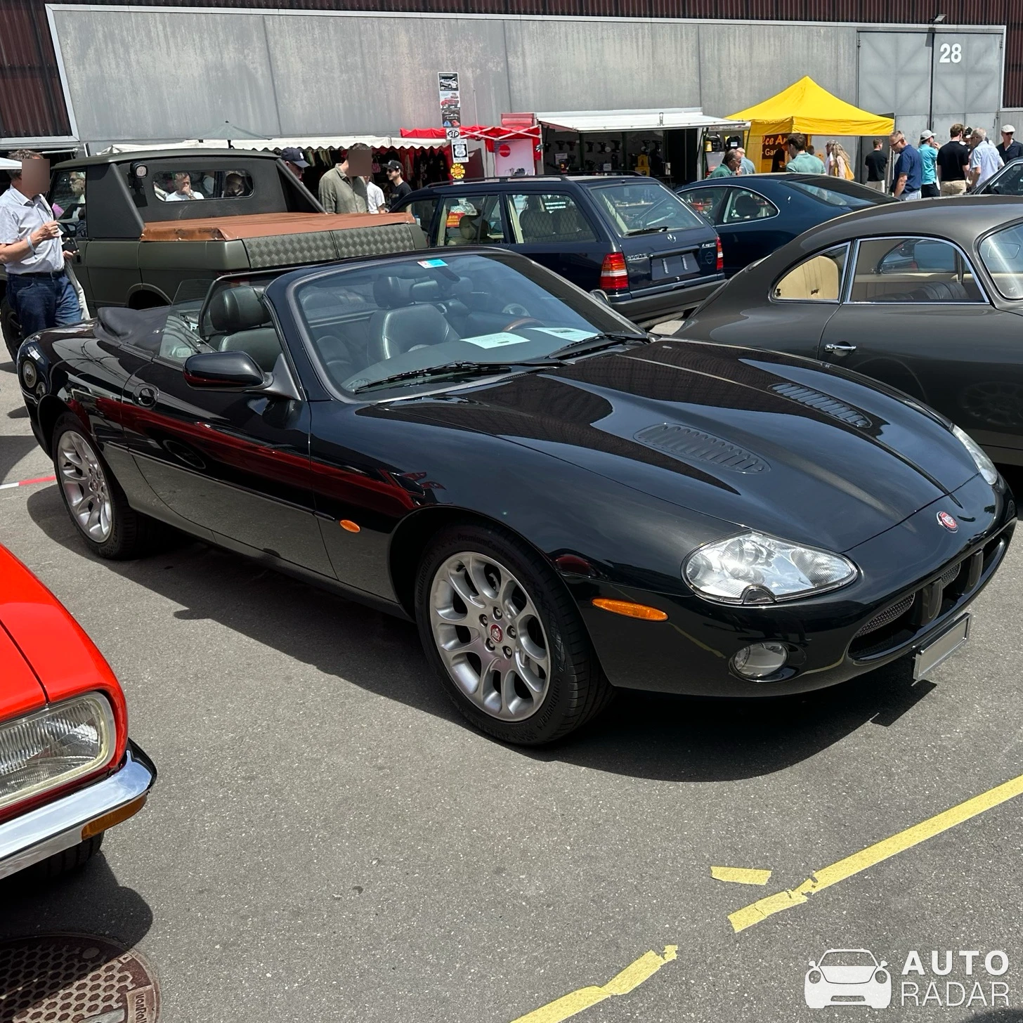 Jaguar XK8 Convertible spotted in Luzern
