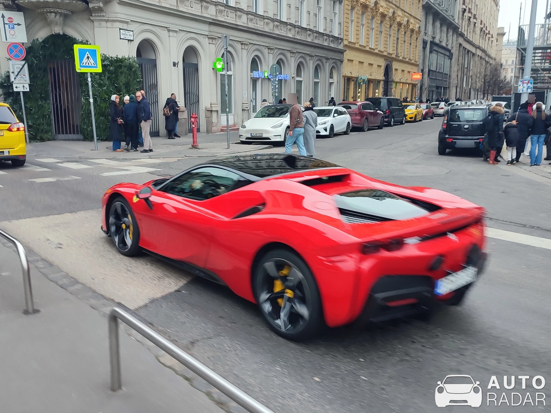 Ferrari SF90 Stradale spotted in Budapest, Hungary
