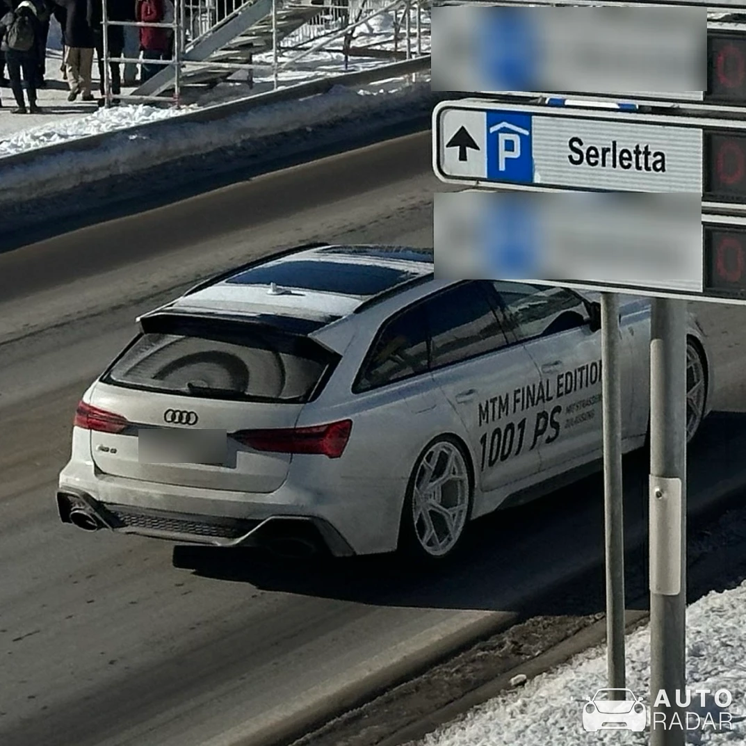 Audi MTM RS6 Avant C8 Final Edition spotted in Sankt Moritz, Schweiz
