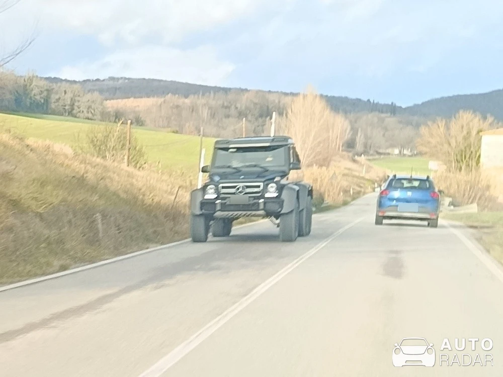 Mercedes-Benz G 63 AMG 6x6 spotted in Castelnuovo Berardenga, Italy