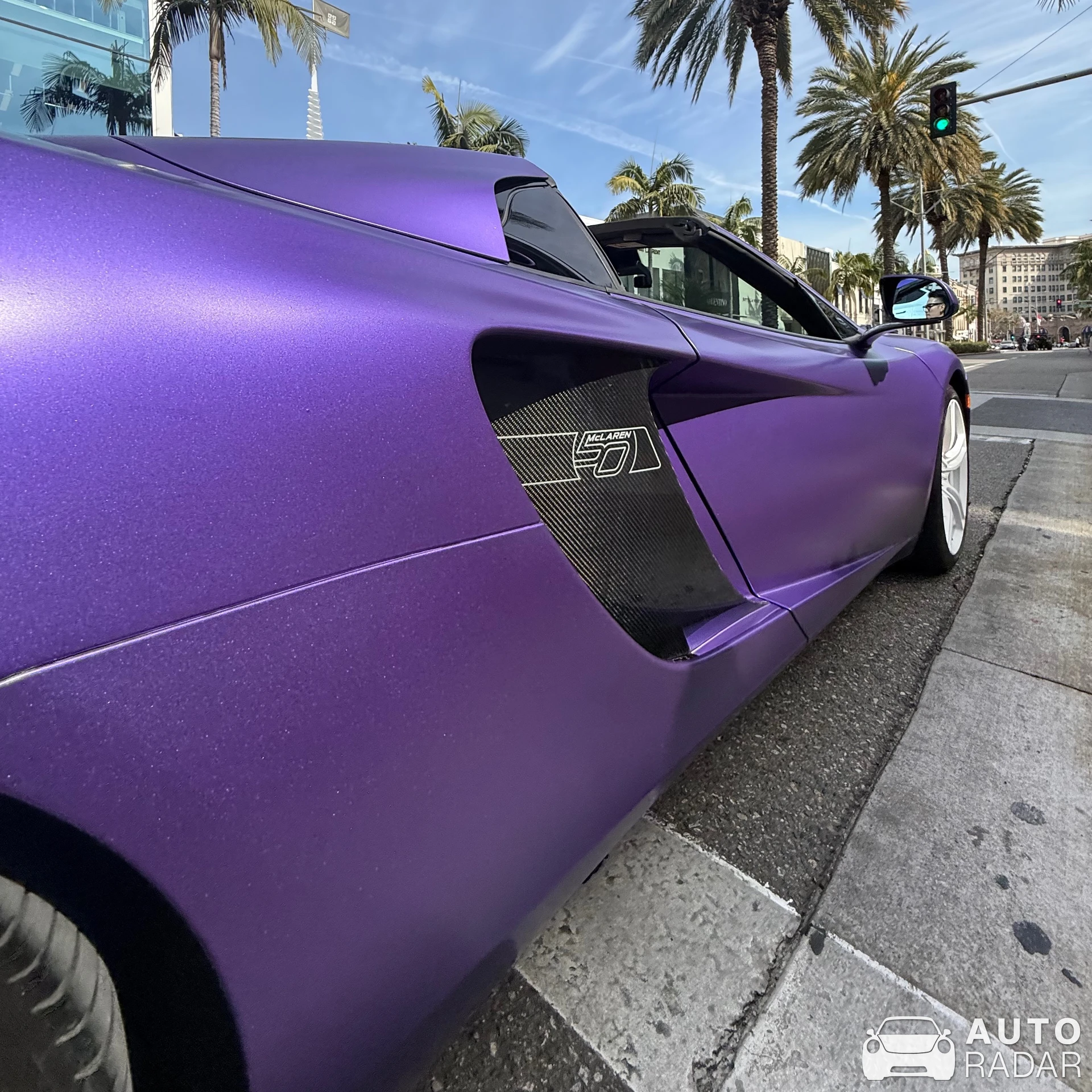 McLaren 50 12C Spider spotted in Beverly Hills