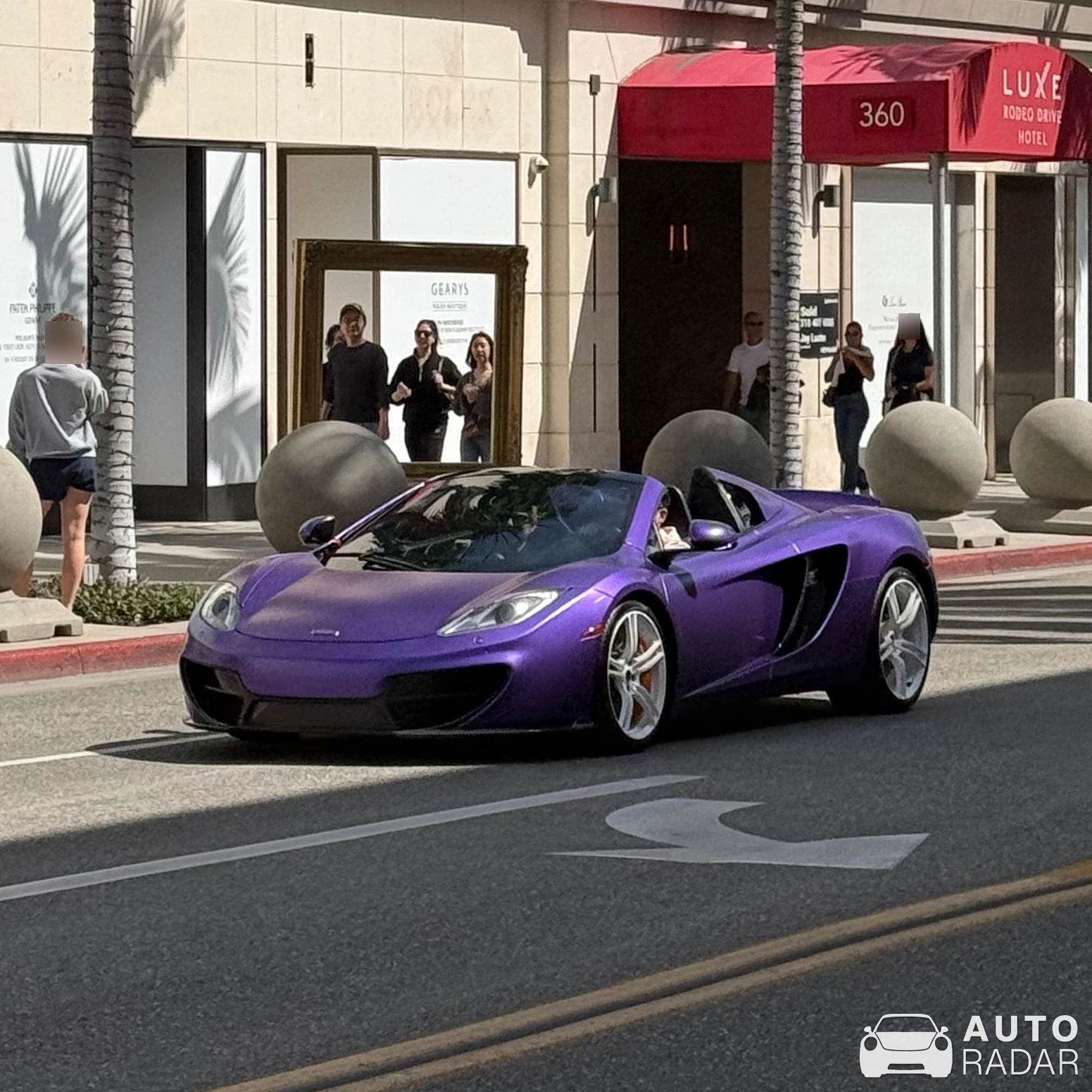 McLaren 50 12C Spider spotted in Beverly Hills, United States