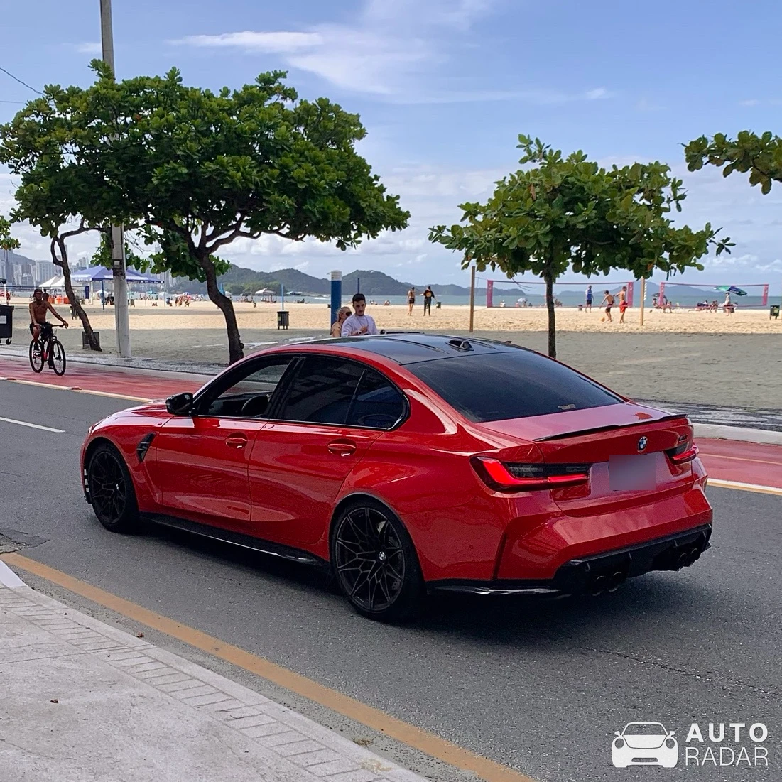 BMW M3 G80 Sedan Competition spotted in Balneário Camboriú