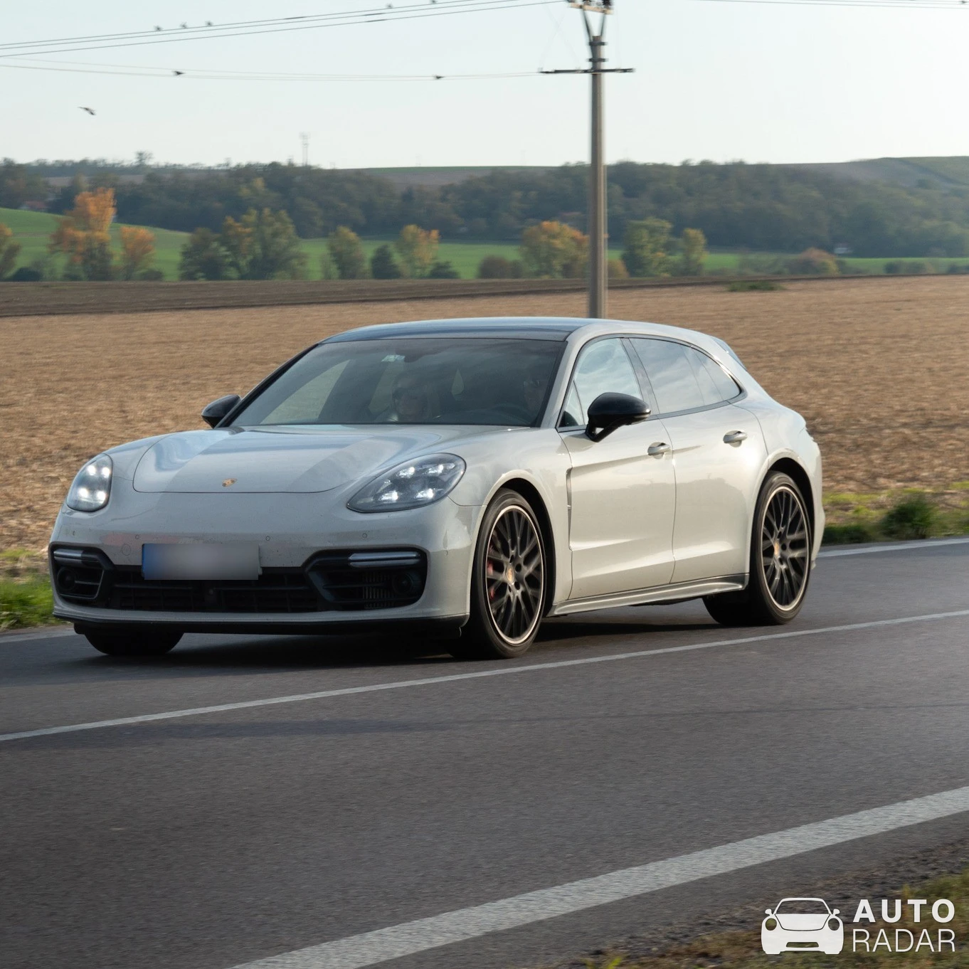 Porsche 971 Panamera GTS Sport Turismo spotted in Chvalovice, Czechia