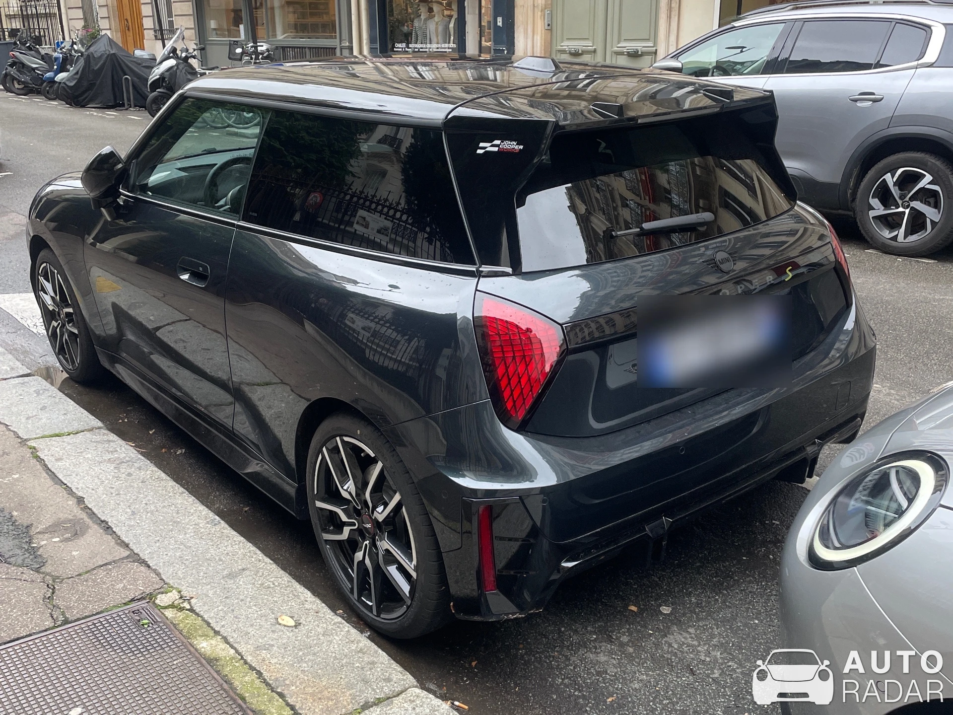 Mini F66 Cooper S John Cooper Works spotted in Paris, France