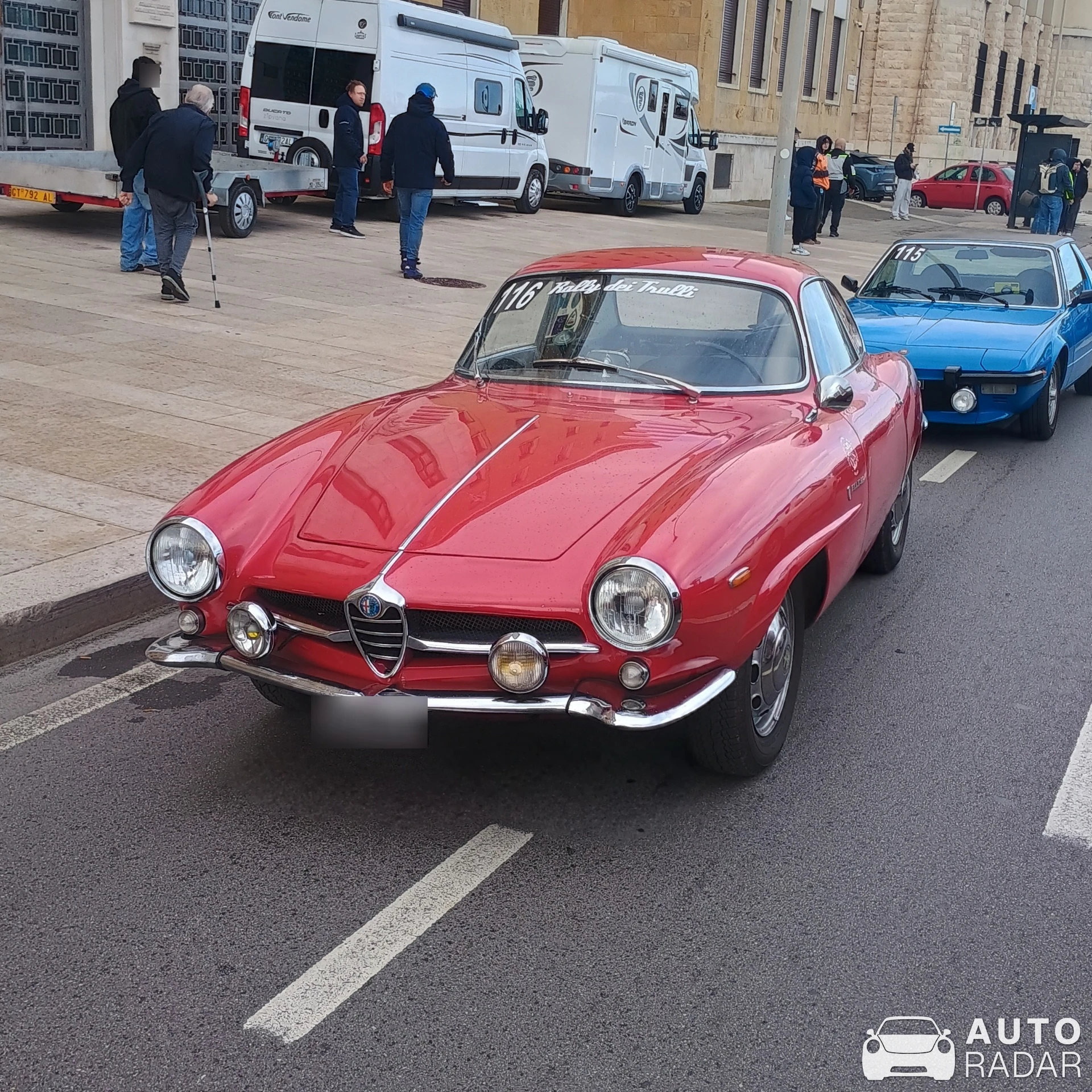Alfa Romeo Giulia SS 1600 spotted in Bari