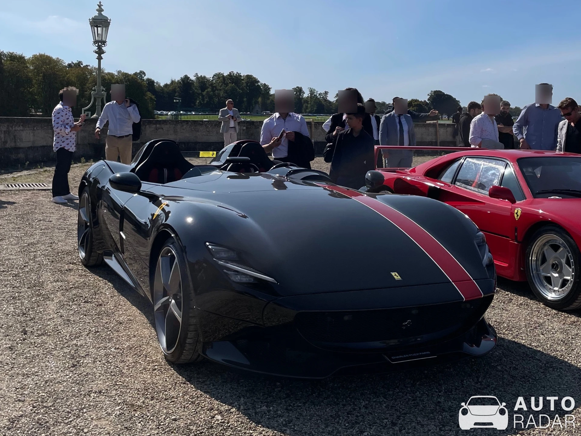 Ferrari Monza SP2 spotted in Chantilly, France