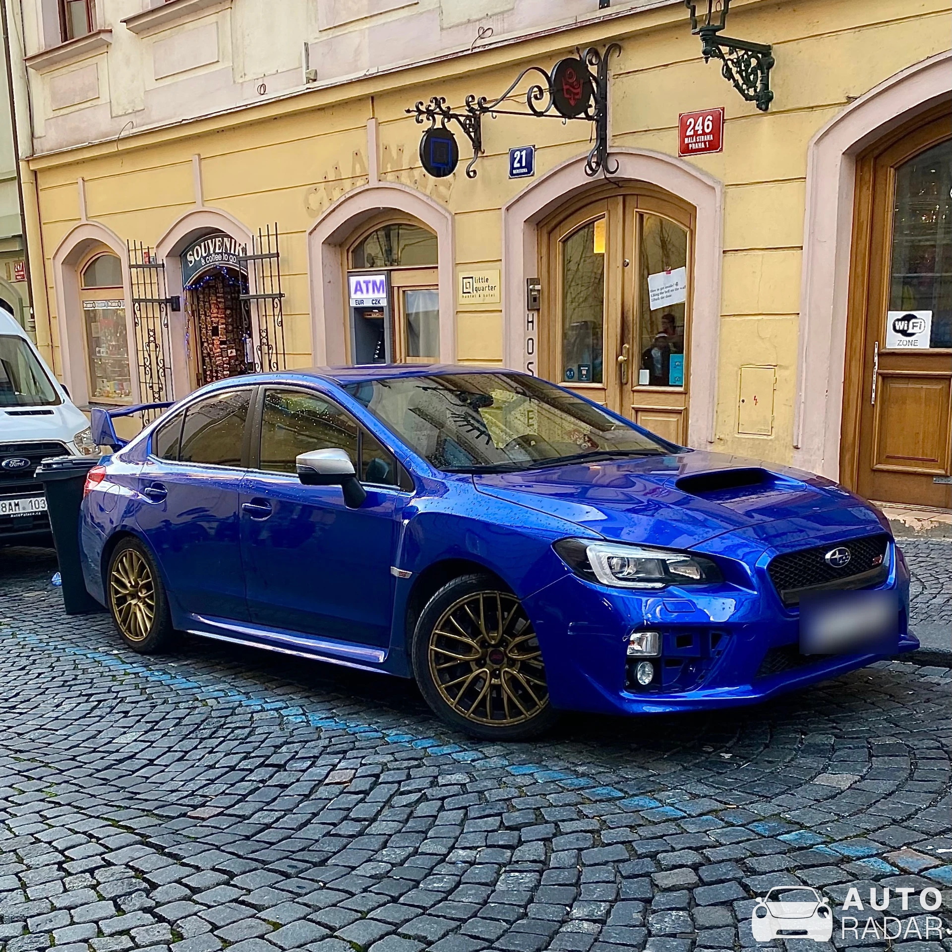 Subaru Impreza WRX STI spotted in Praha 1, Česko