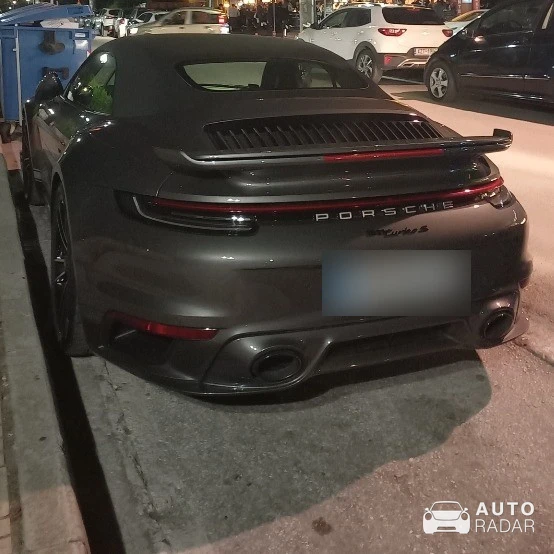 Porsche 992 Turbo S Cabriolet MkI spotted in Voula, Greece
