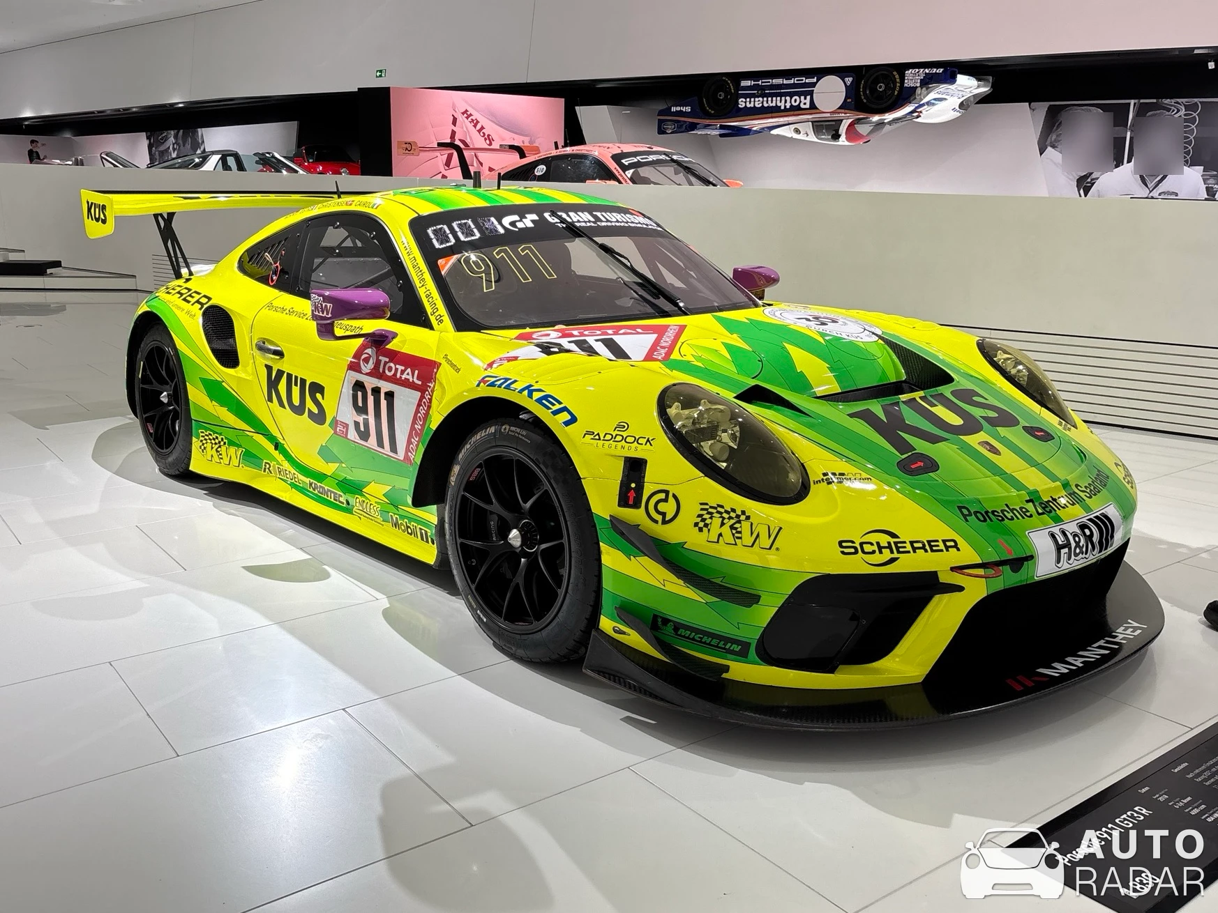 Porsche 991 GT3 R spotted in Stuttgart