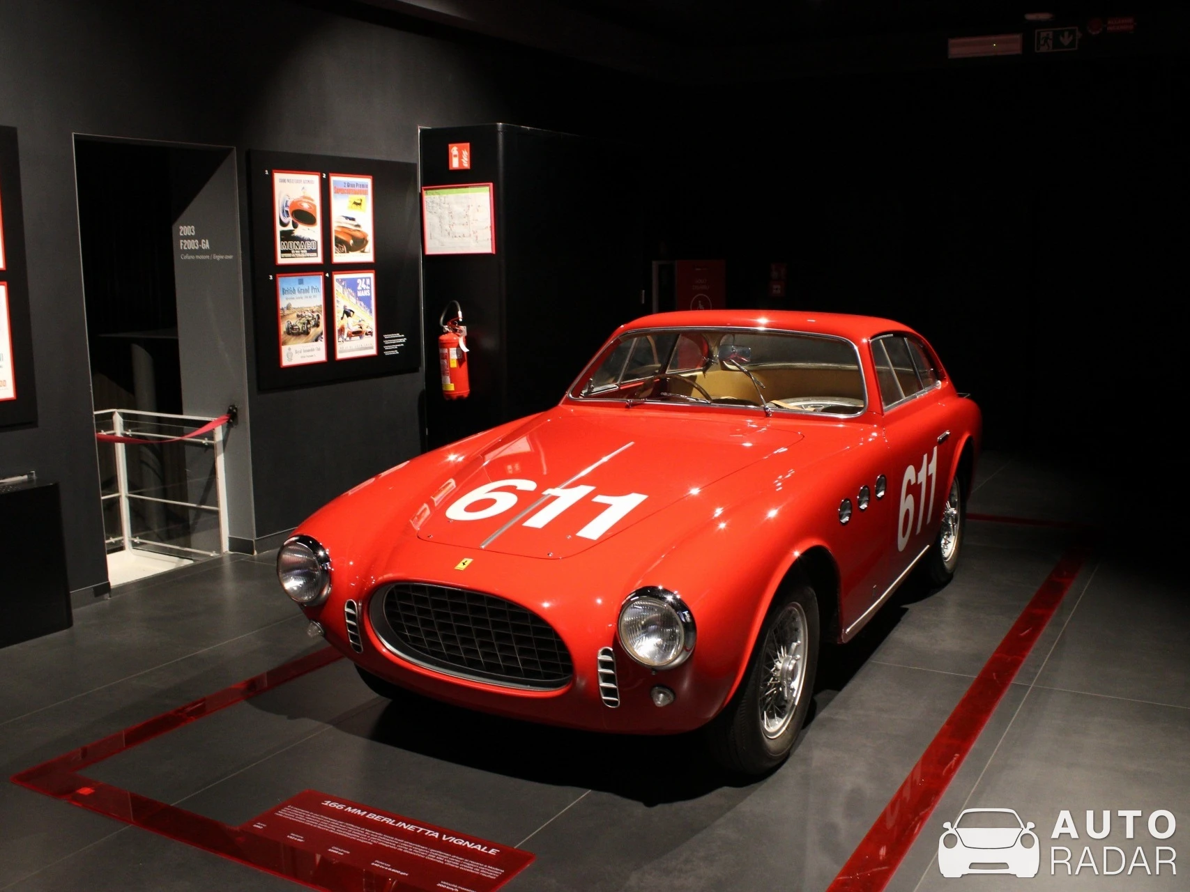 Ferrari 166 MM Vignale Berlinetta spotted in Maranello