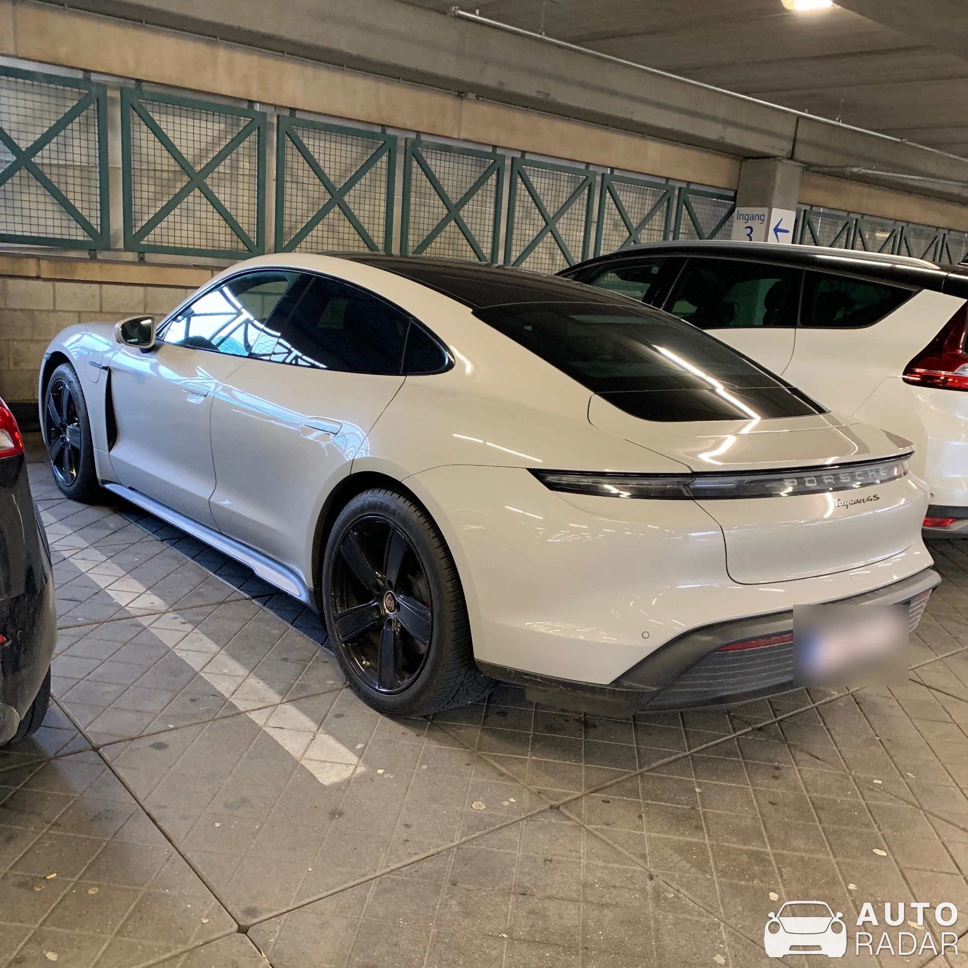 Porsche Taycan 4S spotted in Wijnegem, België