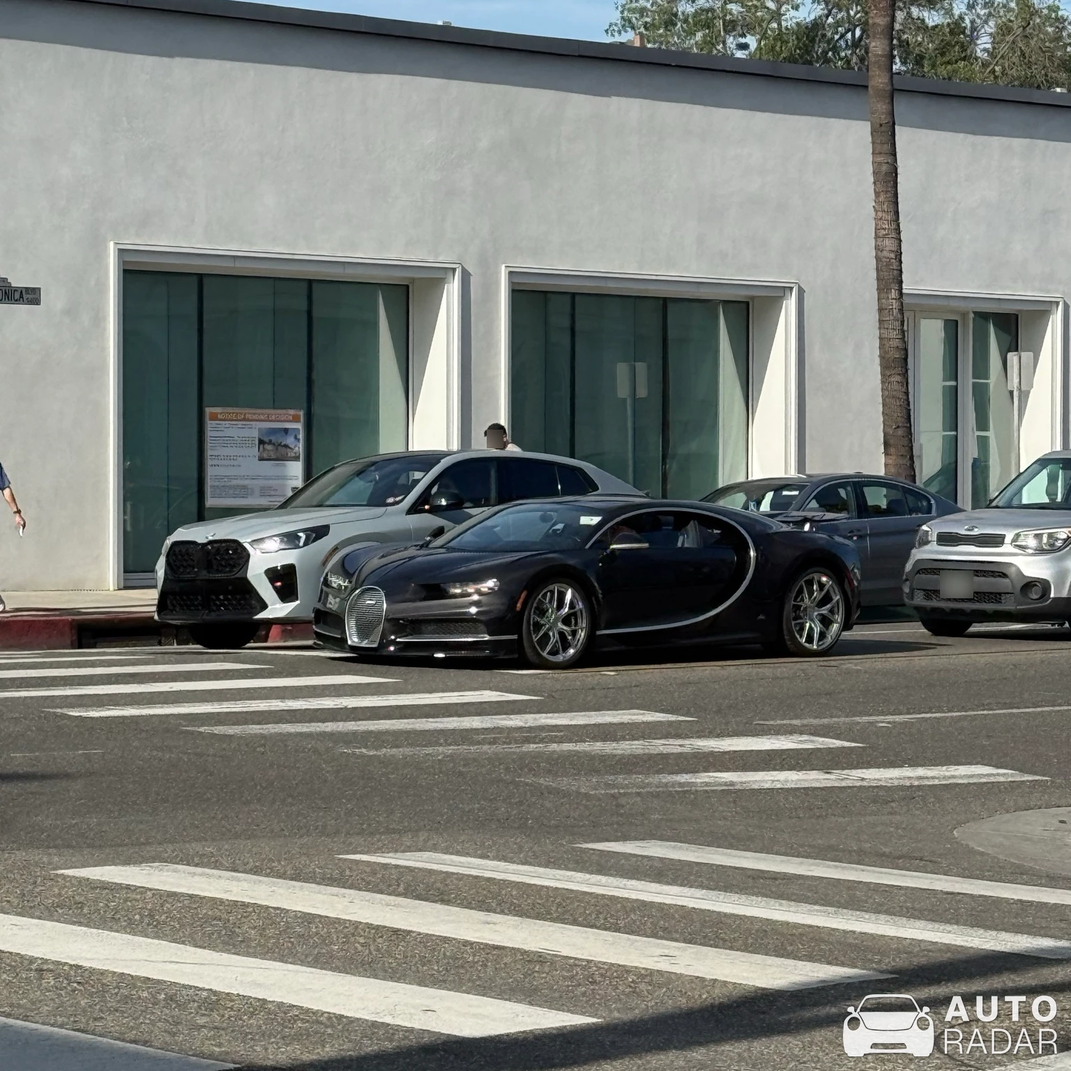 Bugatti Chiron Sport Noire Élégance spotted in Beverly Hills, United States