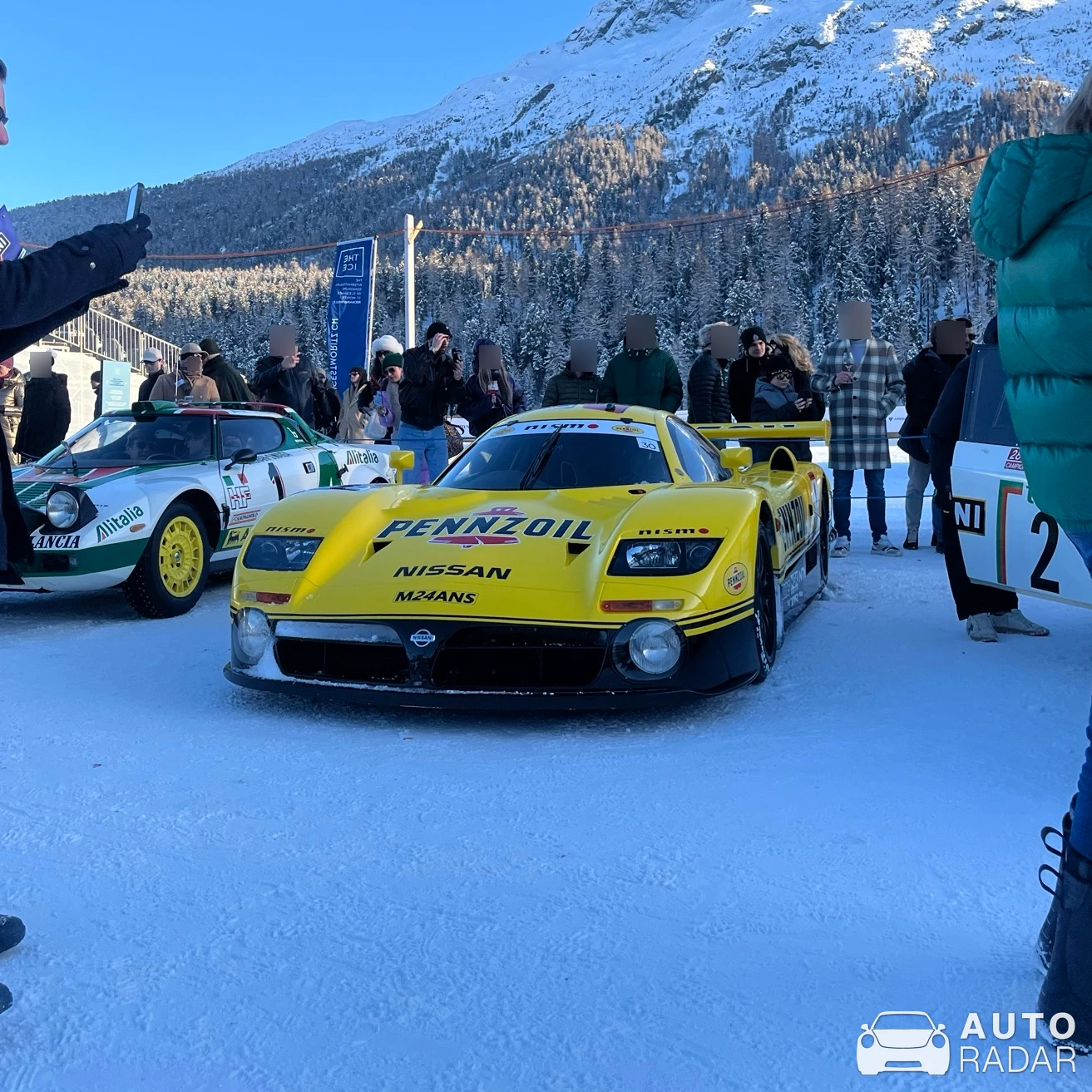Nissan R390 spotted in Sankt Moritz