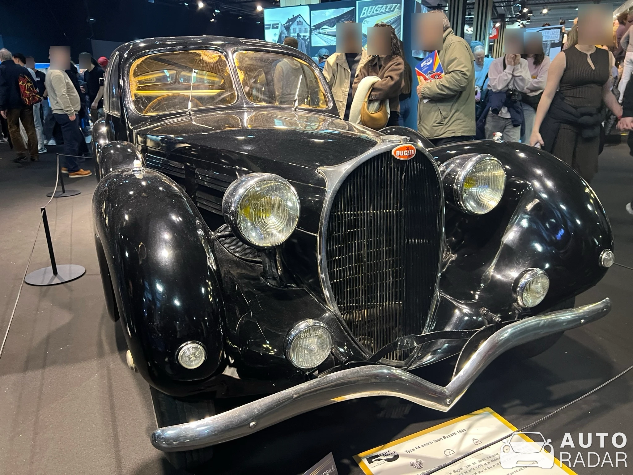 Bugatti Type 64 Jean Bugatti Coupe spotted in Vanves