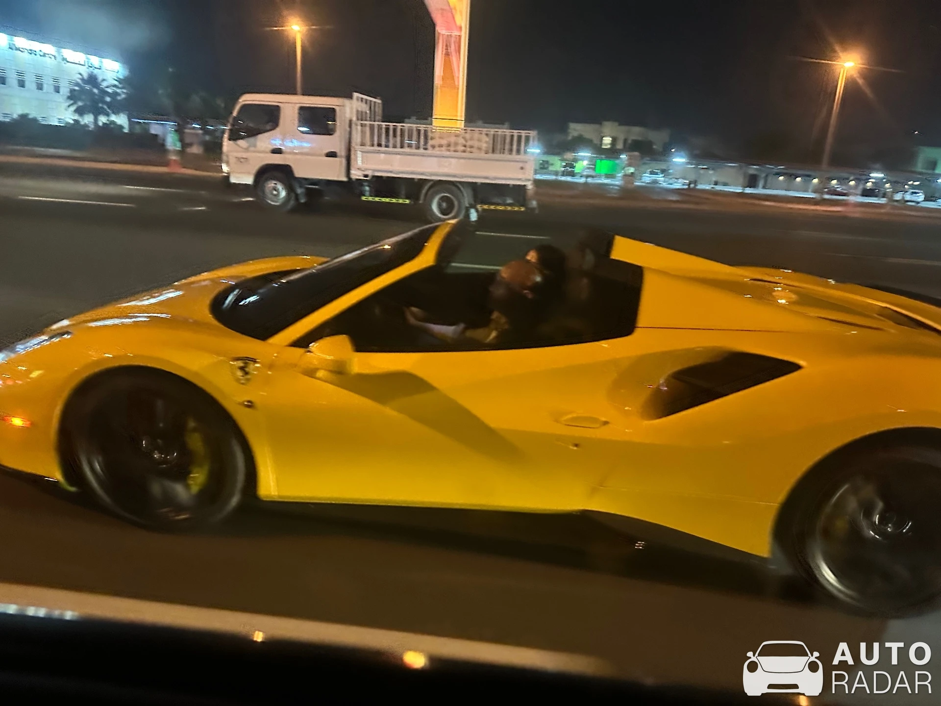 Ferrari 488 Spider spotted in Dubai, United Arab Emirates