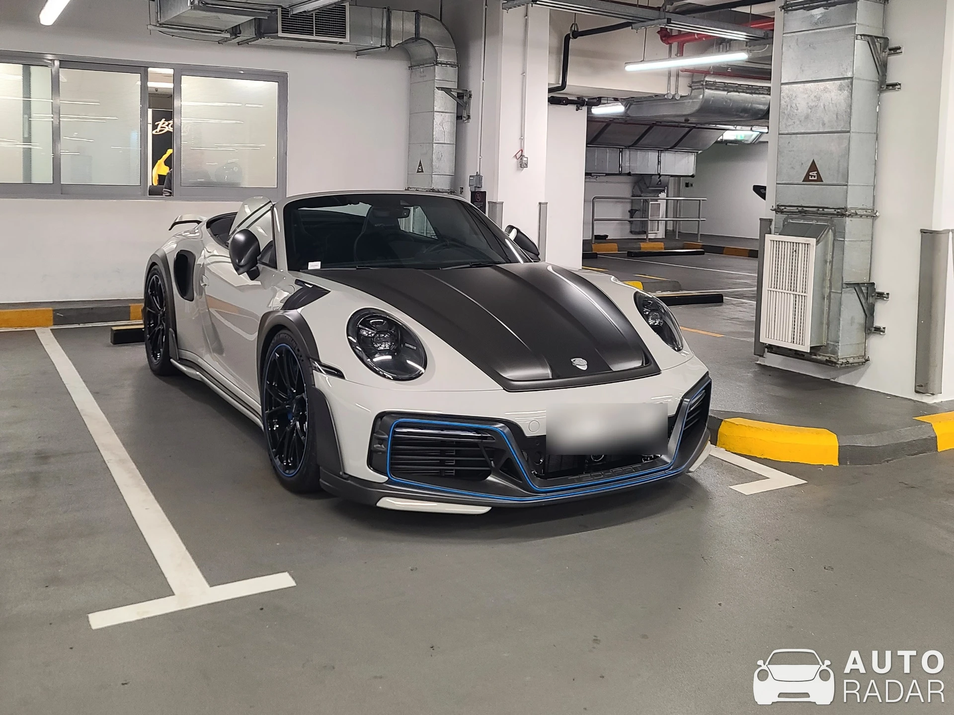 Porsche TechArt 992 GTstreet R Cabriolet spotted in Dubai