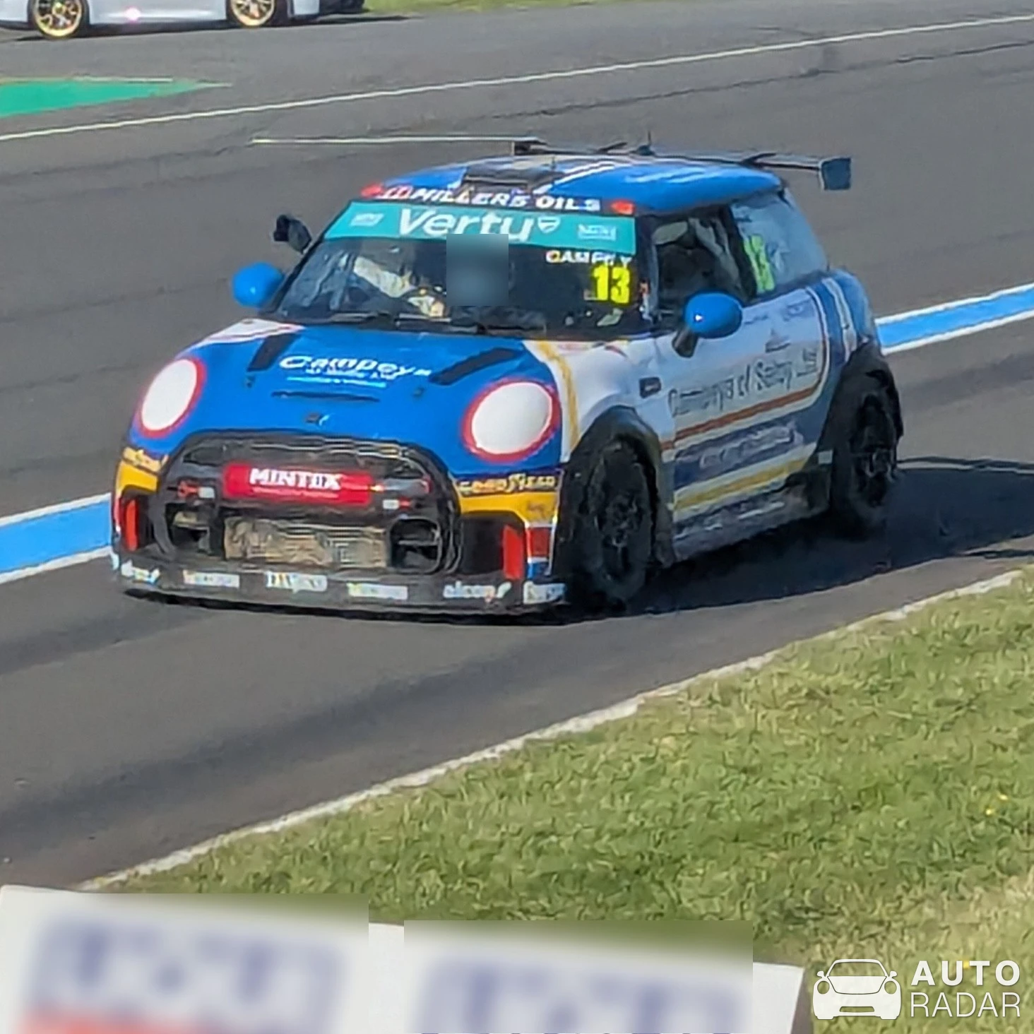 Mini Cooper John Cooper Works GT Racing spotted in Dunfermline